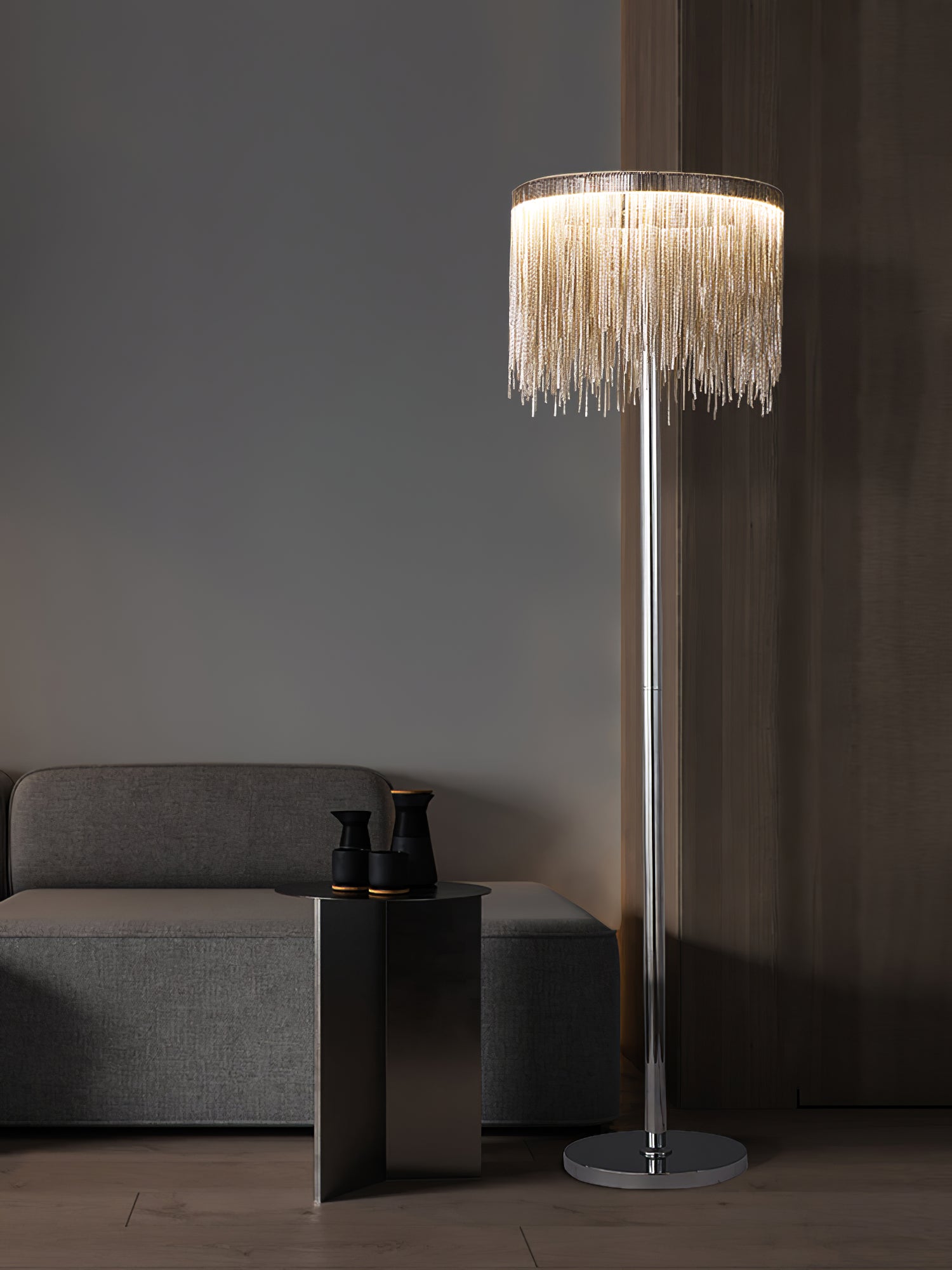 Cadena Tassel Floor Lamp - Lumpaz