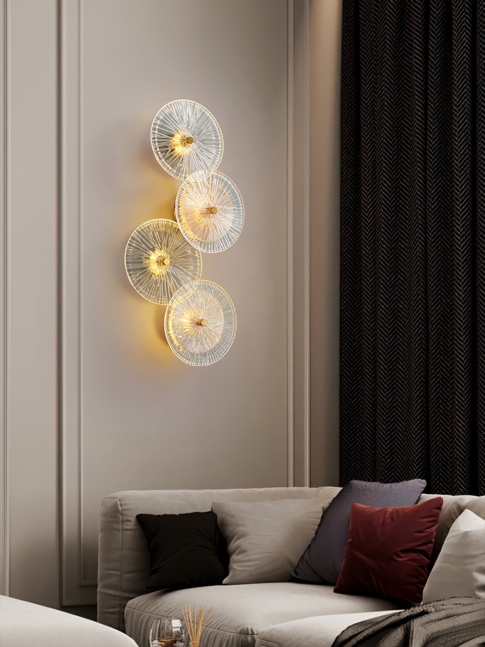 Lotus Leaves Wall Lamp - Lumpaz