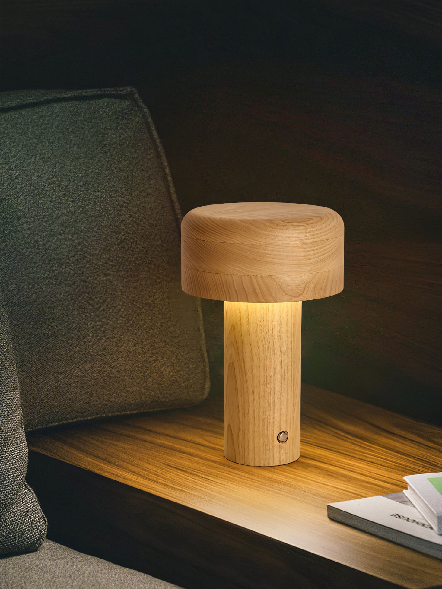 Wooden Tower Table Lamp - Lumpaz