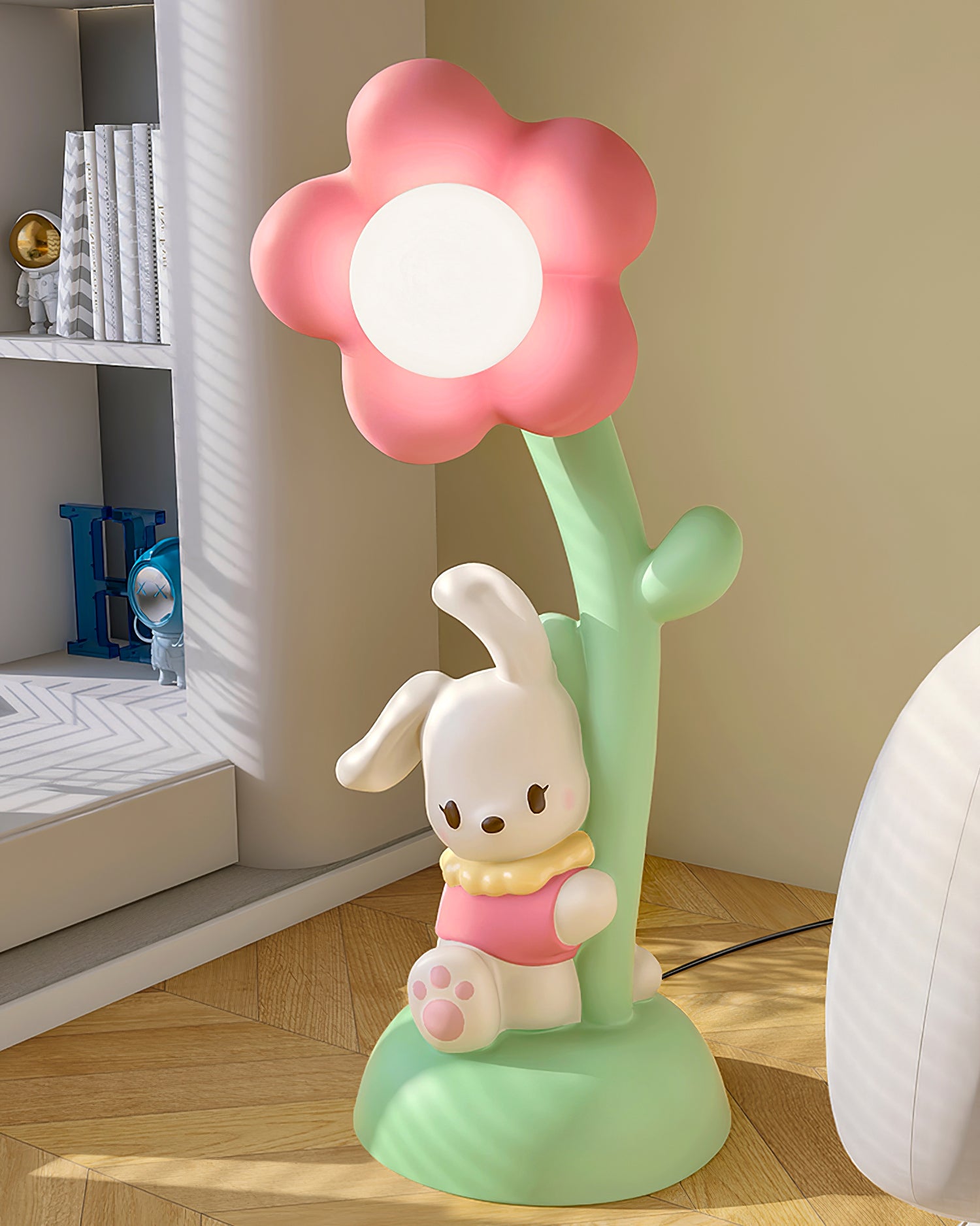 Bunny & Flower Floor Lamp - Lumpaz