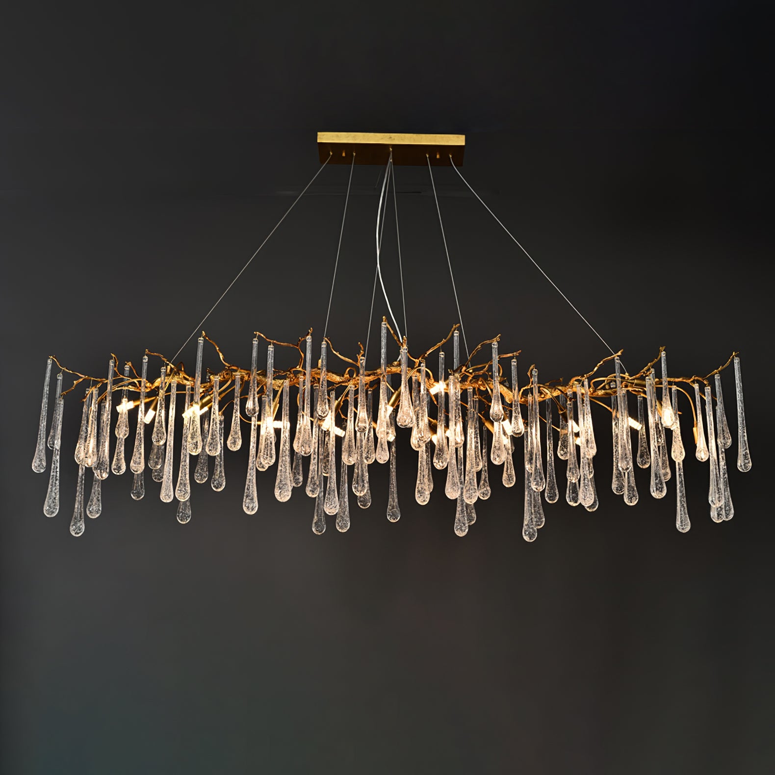 Aqua Makrama Chandeliers - Lumpaz