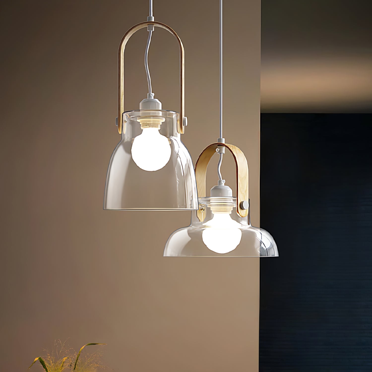 Skandi Glass Pendant Lamp - Lumpaz