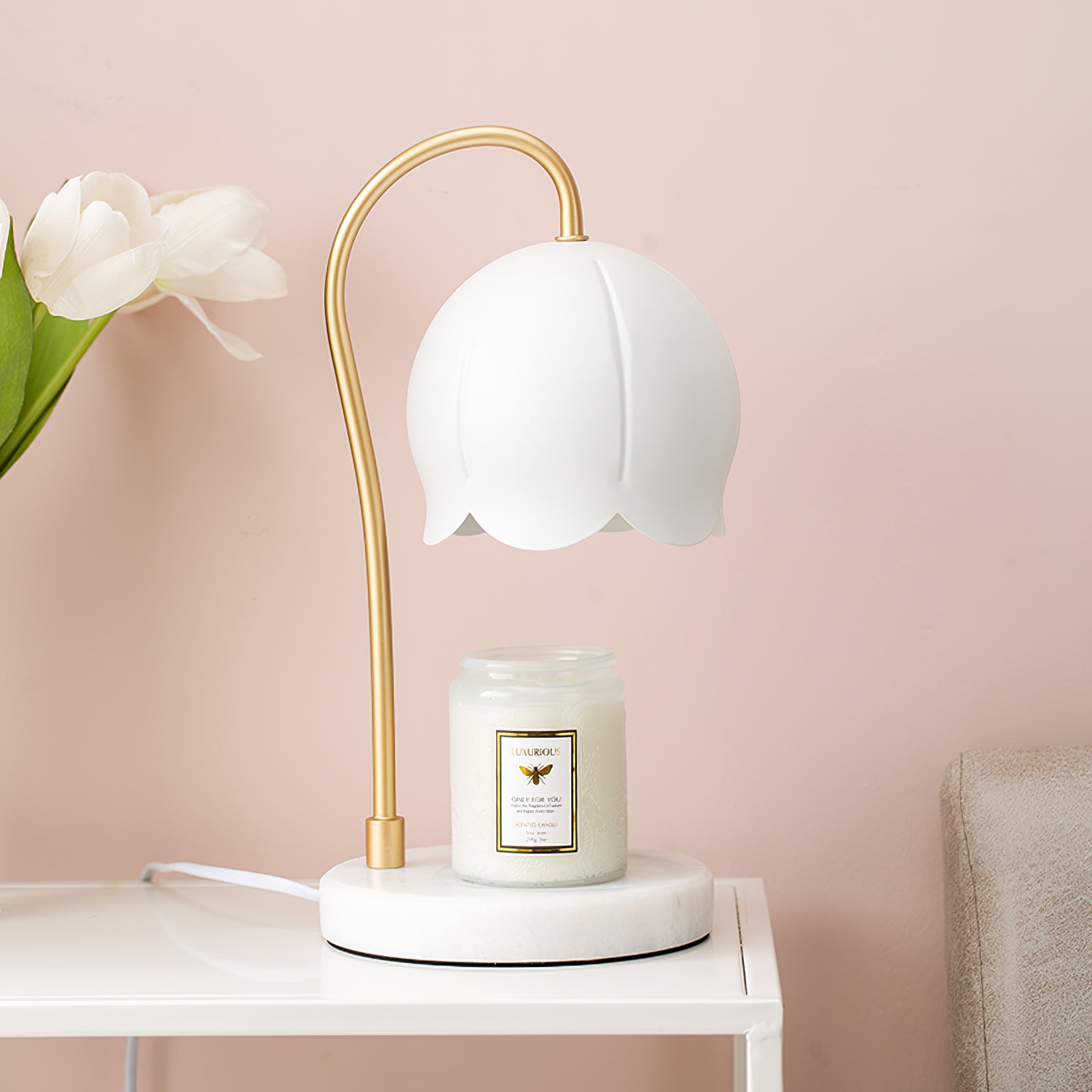 Flower Candle Warmer Lamp - Lumpaz