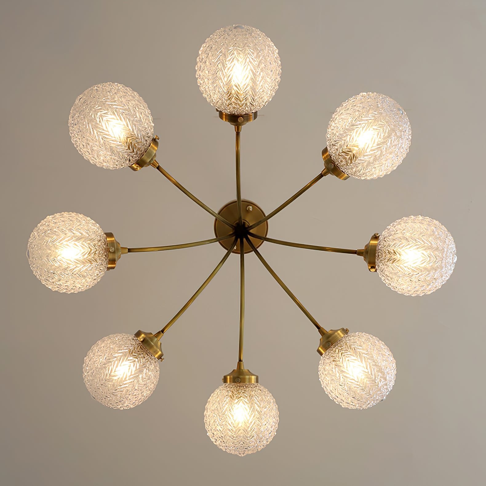 Retro Glass Ceiling Lamp - Lumpaz