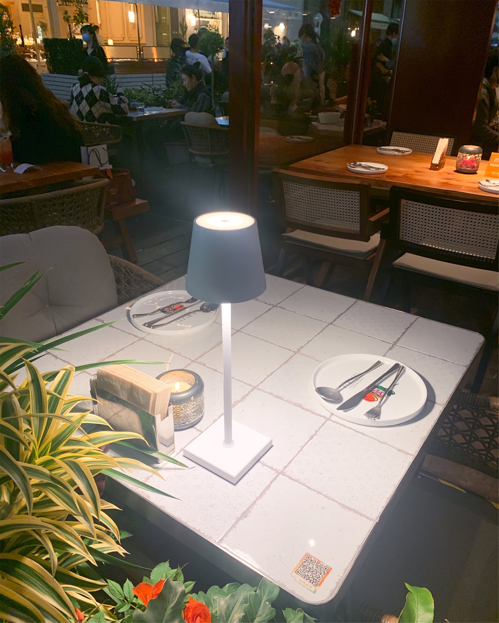 Poldina Built-in Battery Table Lamp - Lumpaz