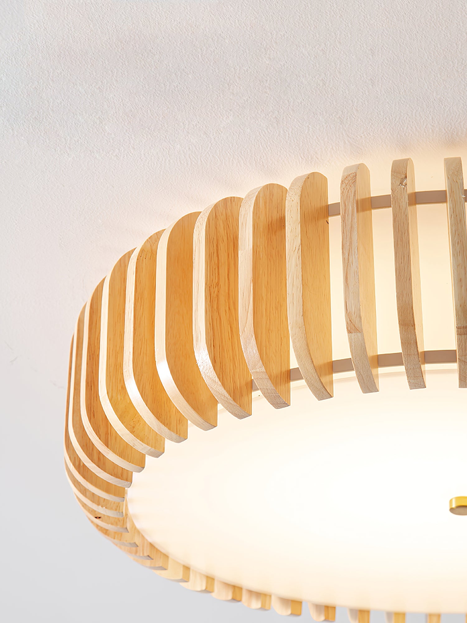 Wooden Drum Ceiling Lamp - Lumpaz