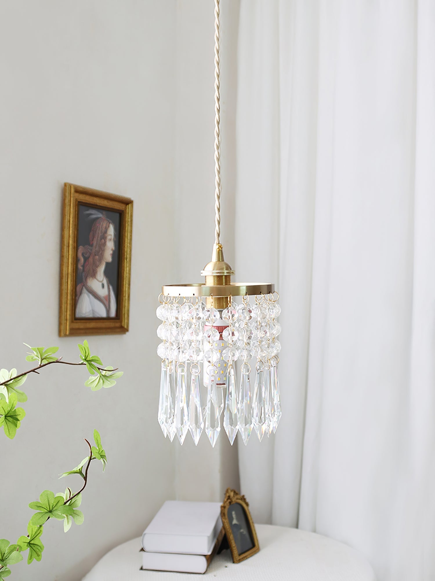 Vintage Crystal Pendant Lamp - Lumpaz