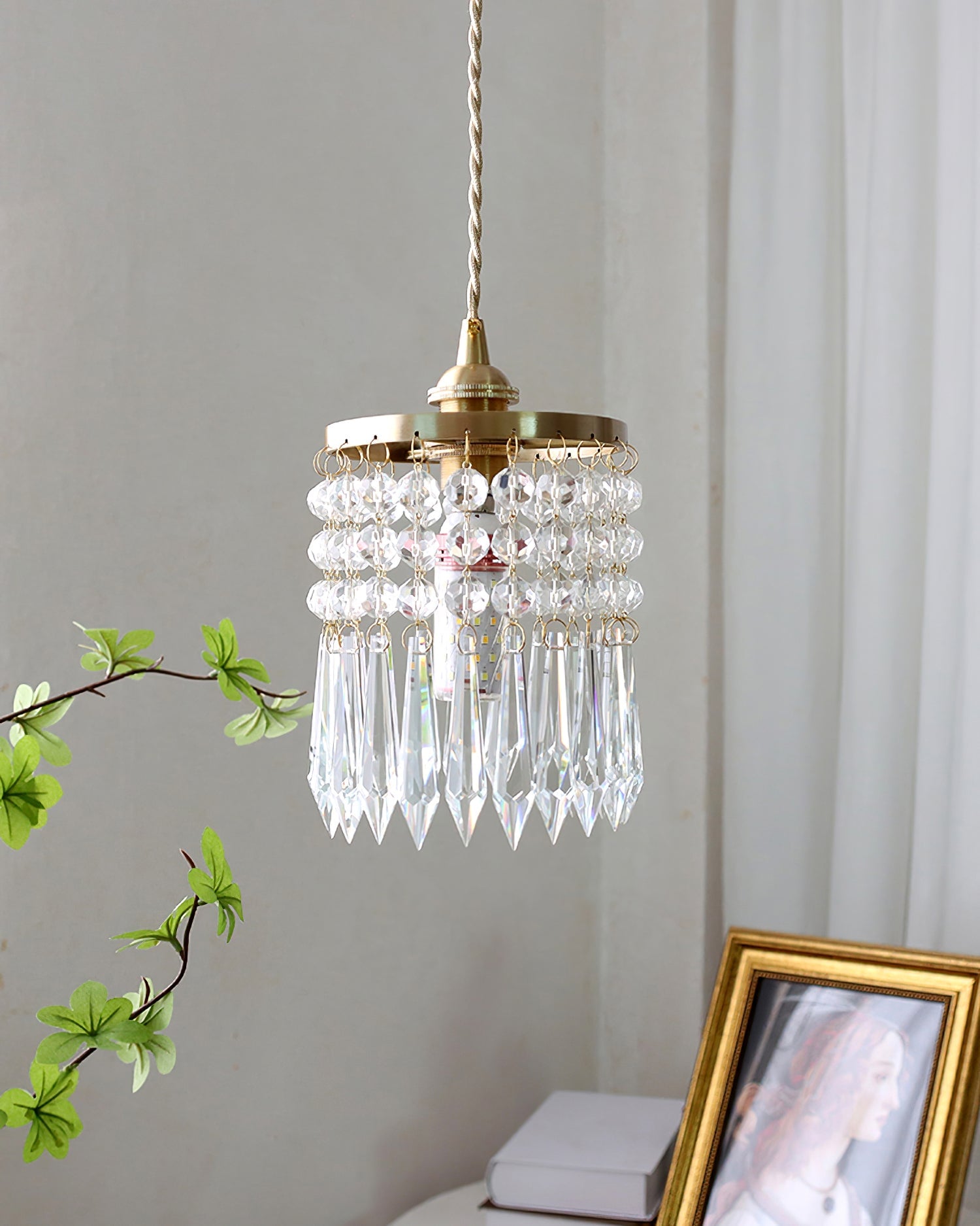 Vintage Crystal Pendant Lamp - Lumpaz