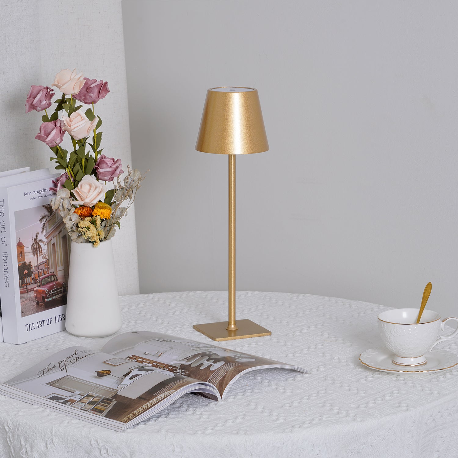 Poldina Built-in Battery Table Lamp - Lumpaz