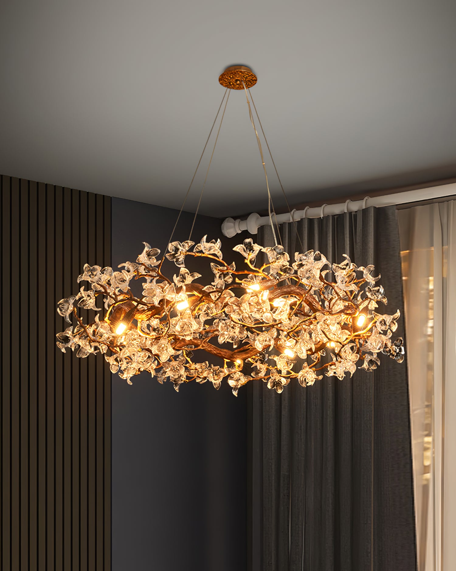 Hibiscus Flower Chandelier - Lumpaz