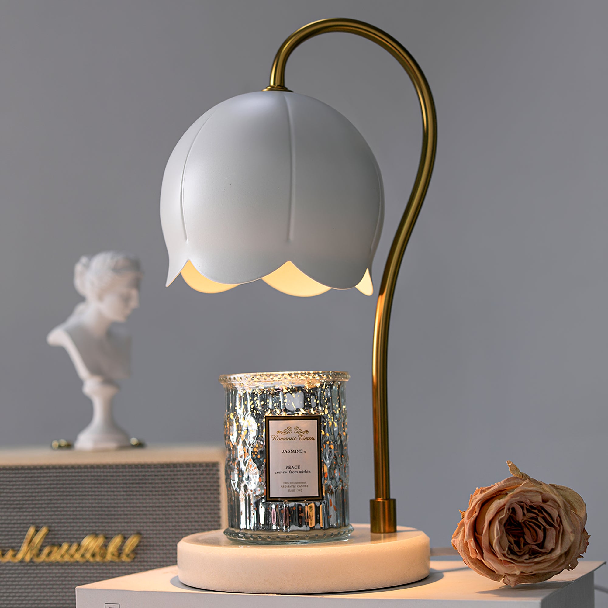 Flower Candle Warmer Lamp - Lumpaz