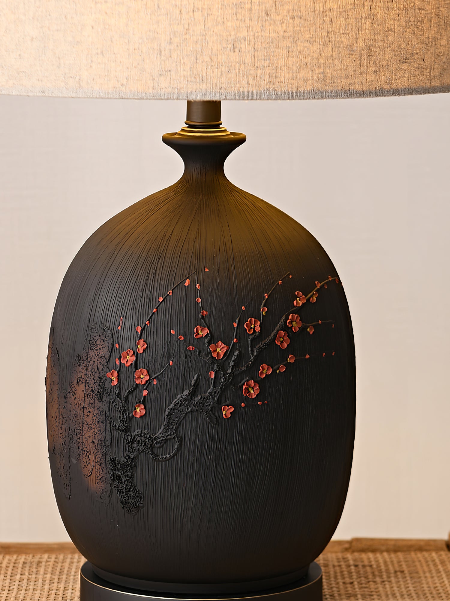 Plum Ceramic Table Lamp - Lumpaz