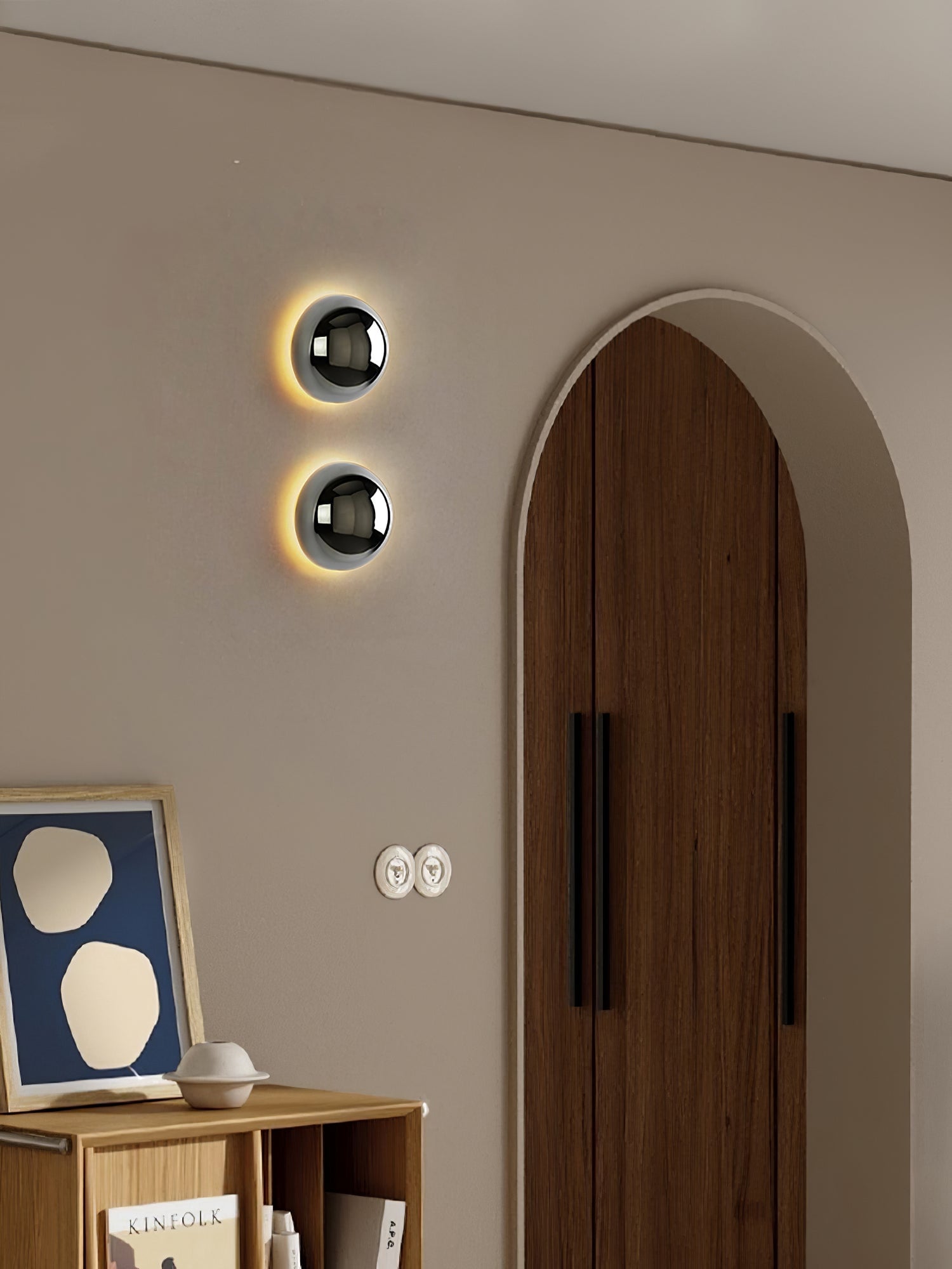 Round Metal Wall Lamp - Lumpaz