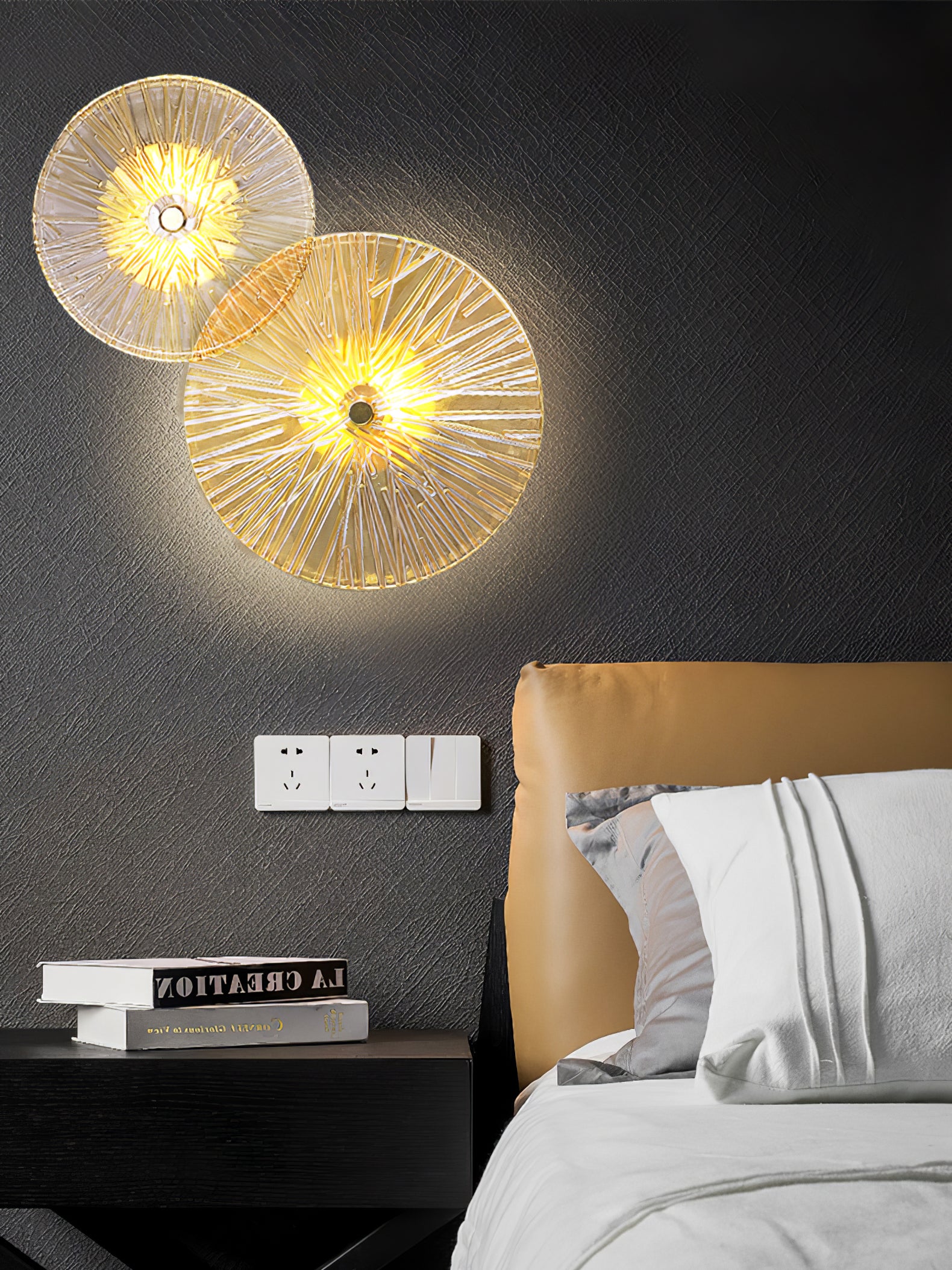 Lotus Leaves Wall Lamp - Lumpaz