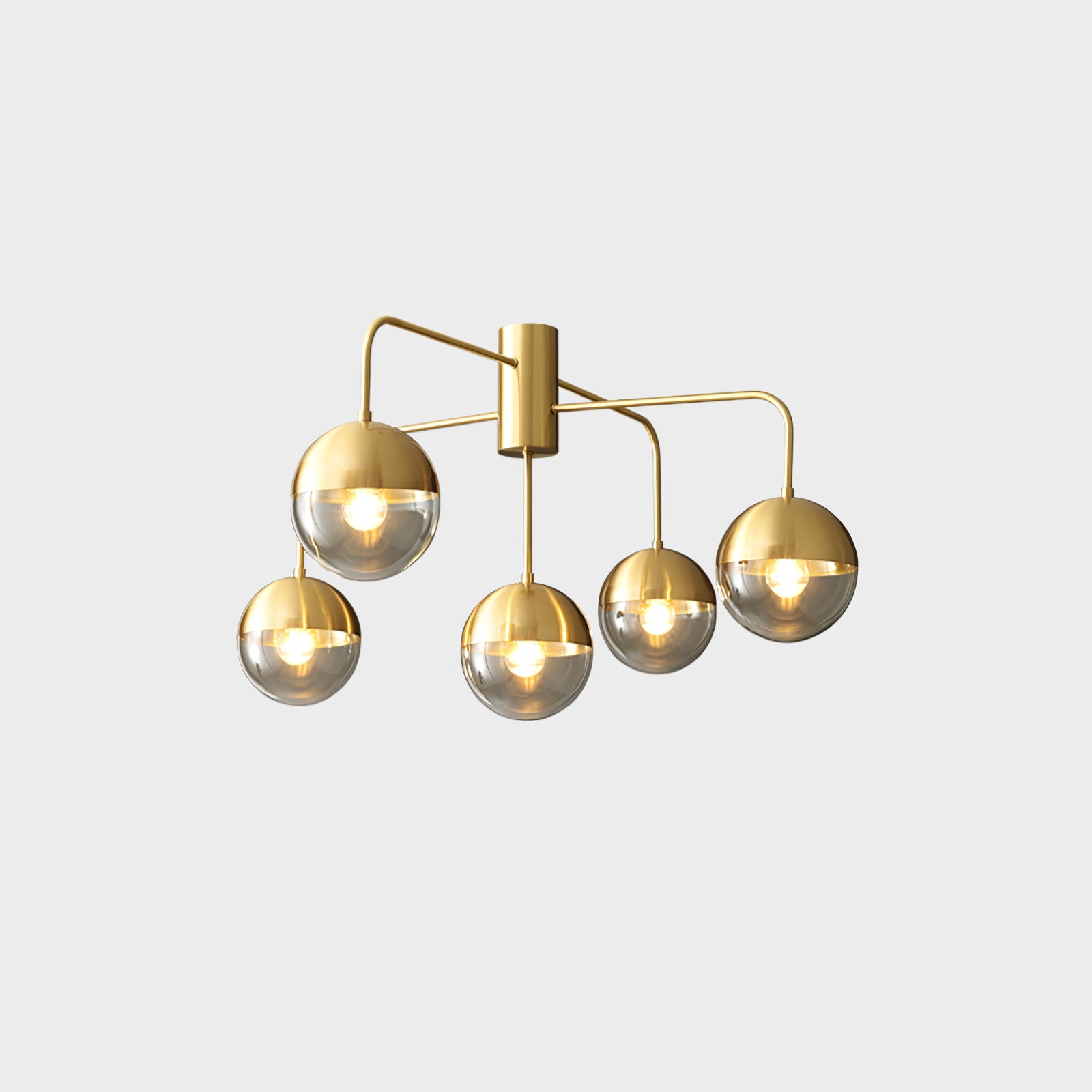 Brass Globulars Ceiling Lamp - Lumpaz