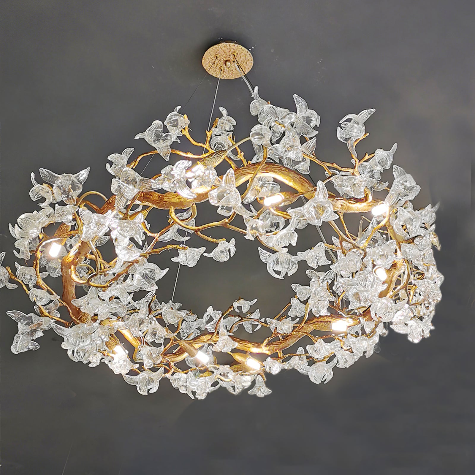 Hibiscus Flower Chandelier - Lumpaz