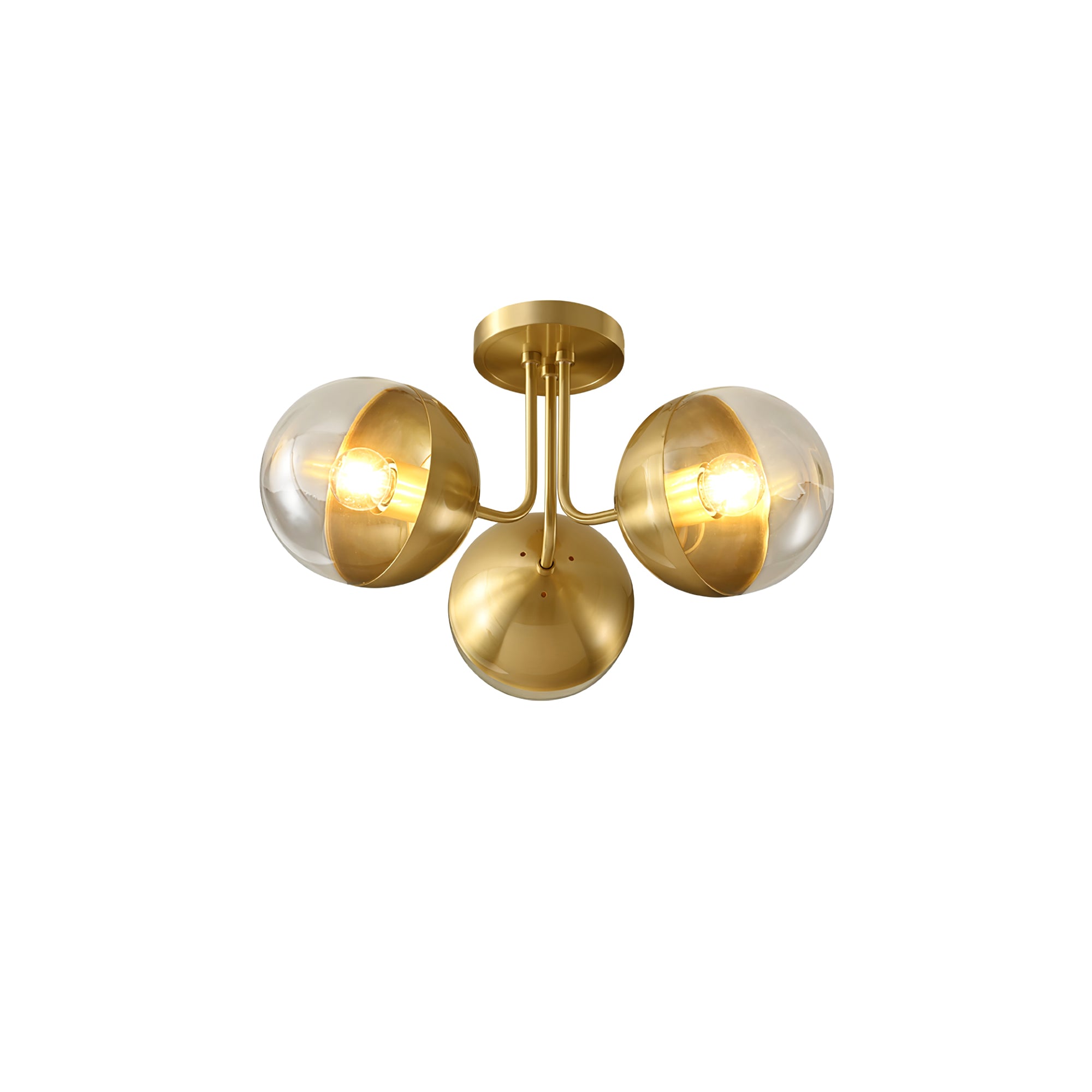 Brass Globulars Ceiling Lamp - Lumpaz
