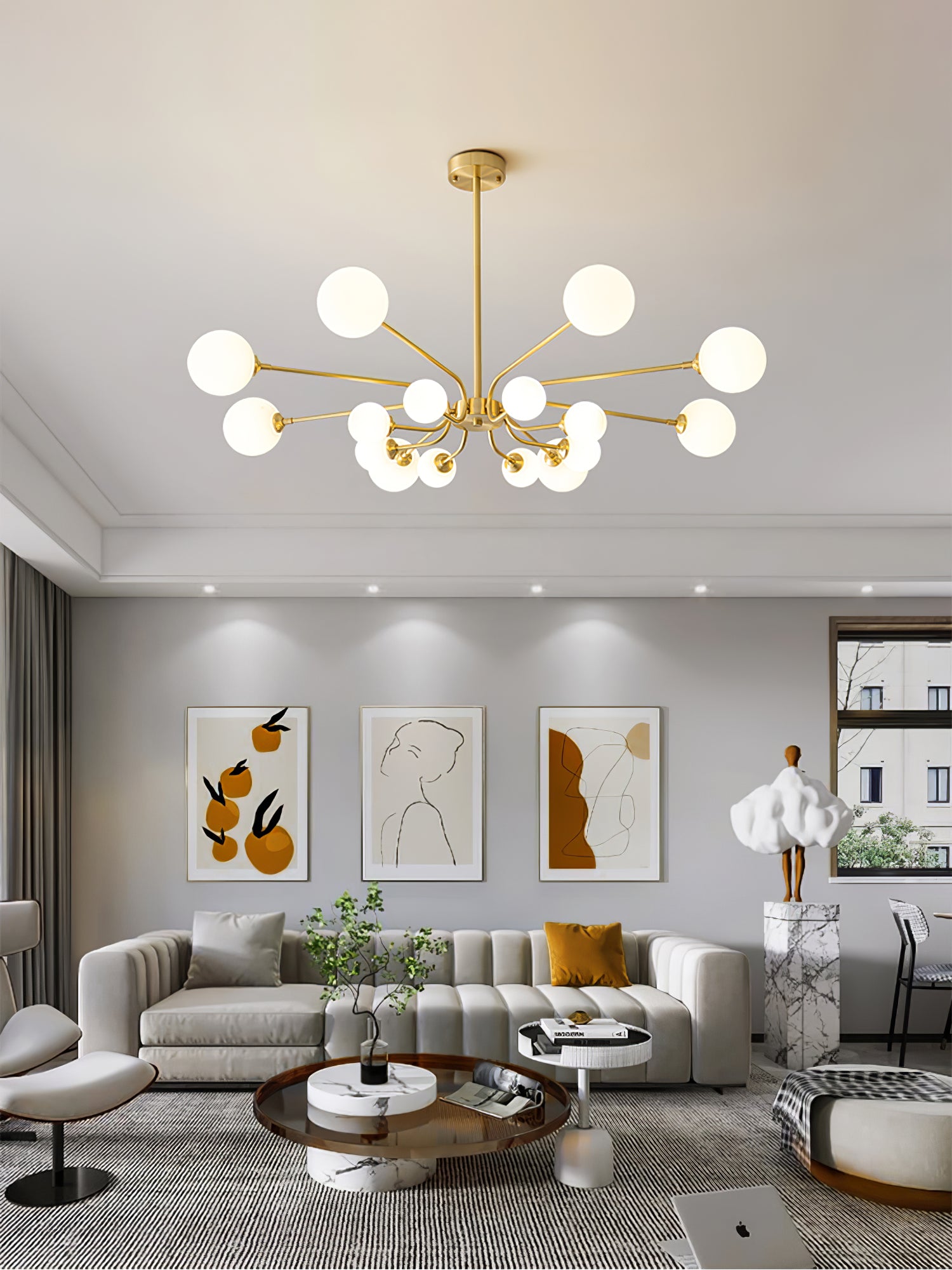 Balloon Ball Chandelier - Lumpaz