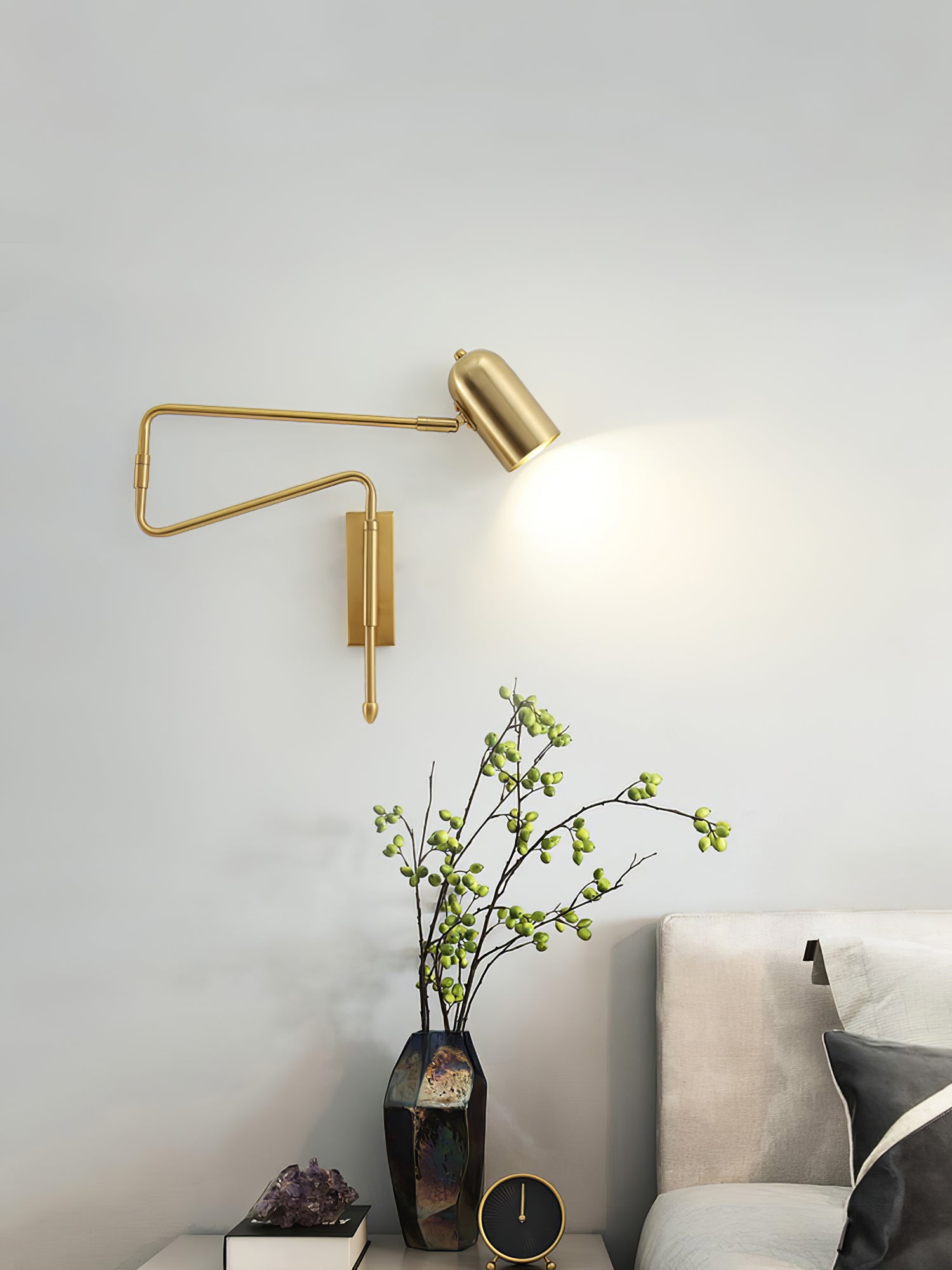 Long Arm Rotating Wall Lamp - Lumpaz