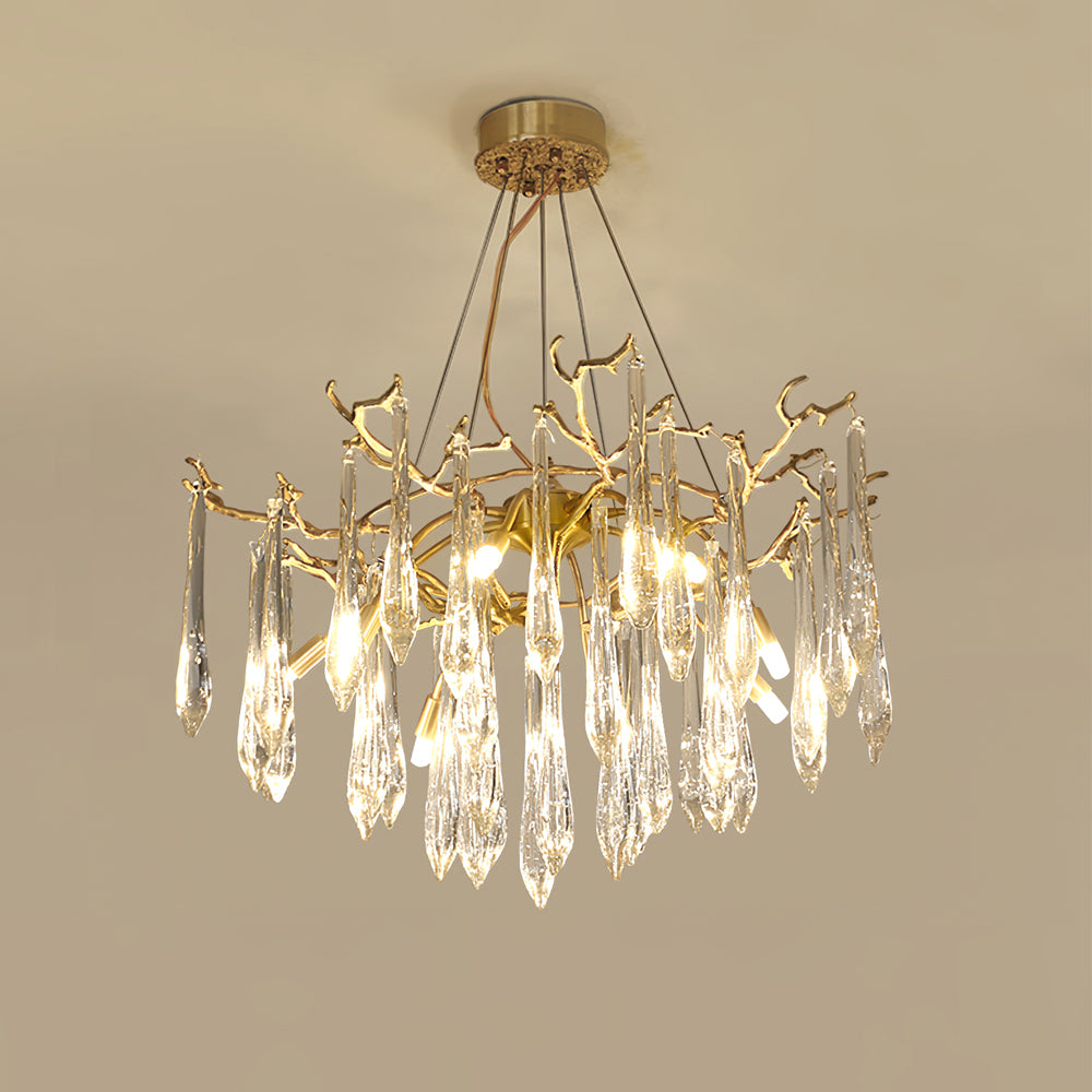 Branchs Brass Chandelier - Lumpaz