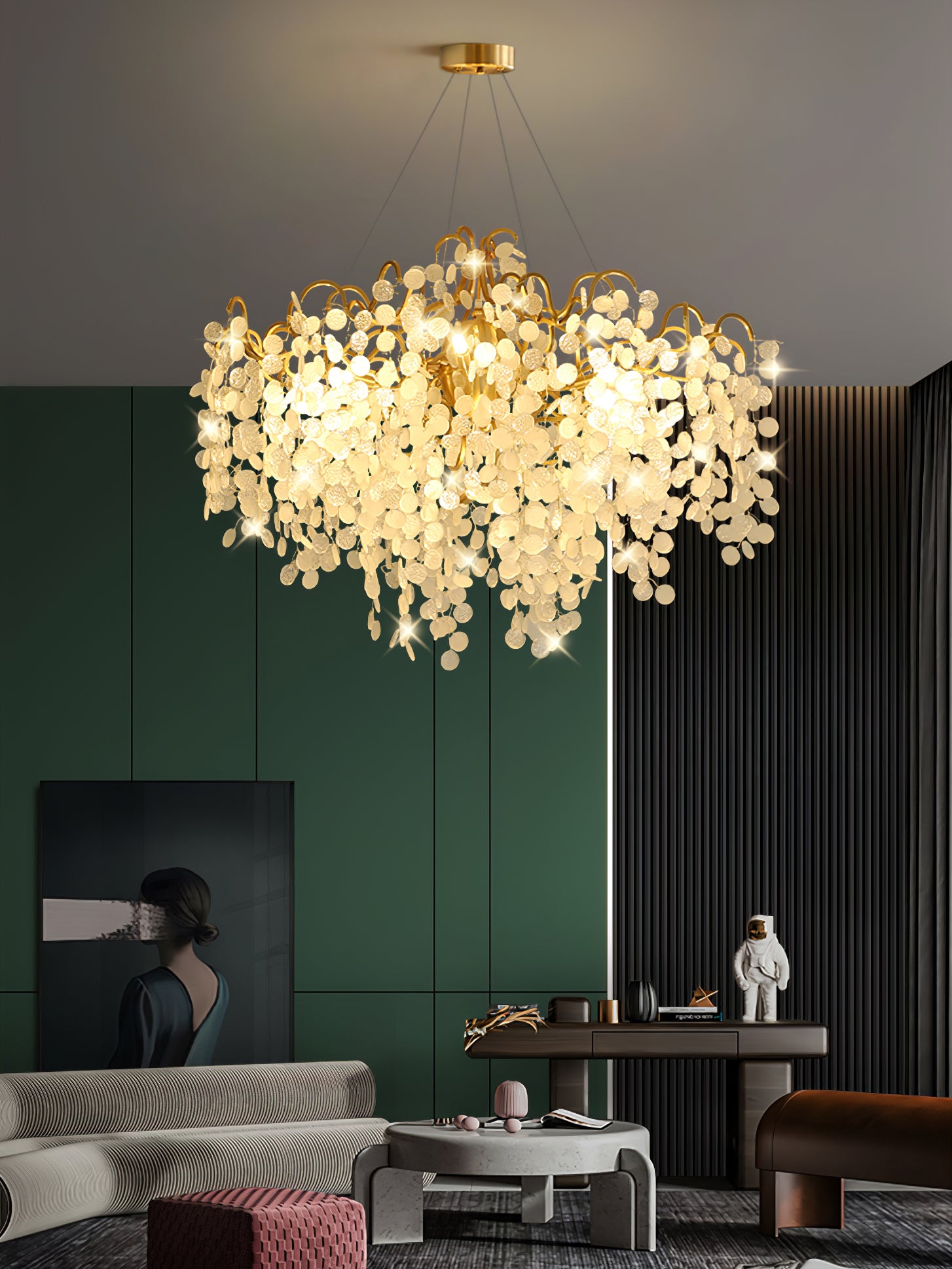 Shiro Noda Round Chandelier - Lumpaz