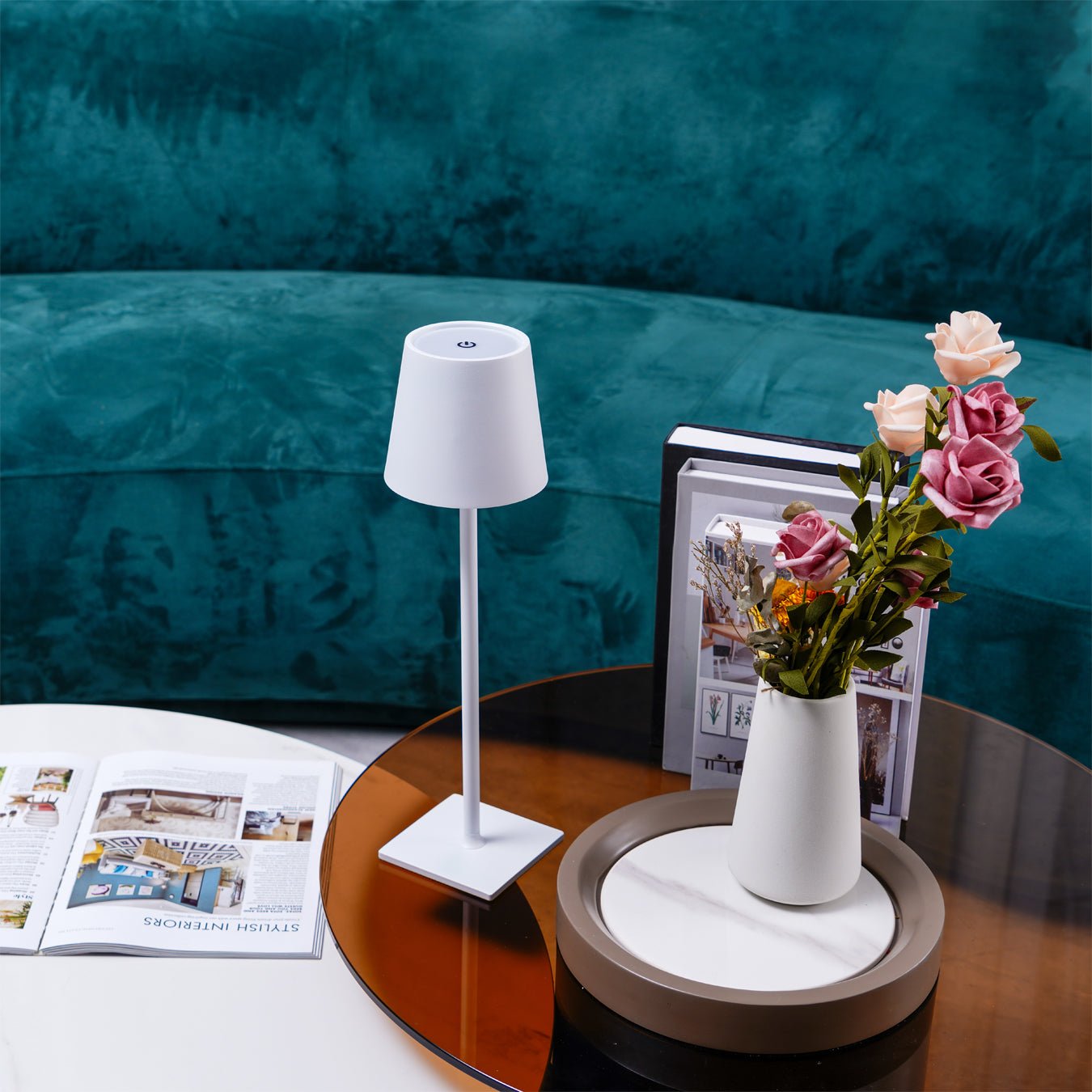 Poldina Built-in Battery Table Lamp - Lumpaz