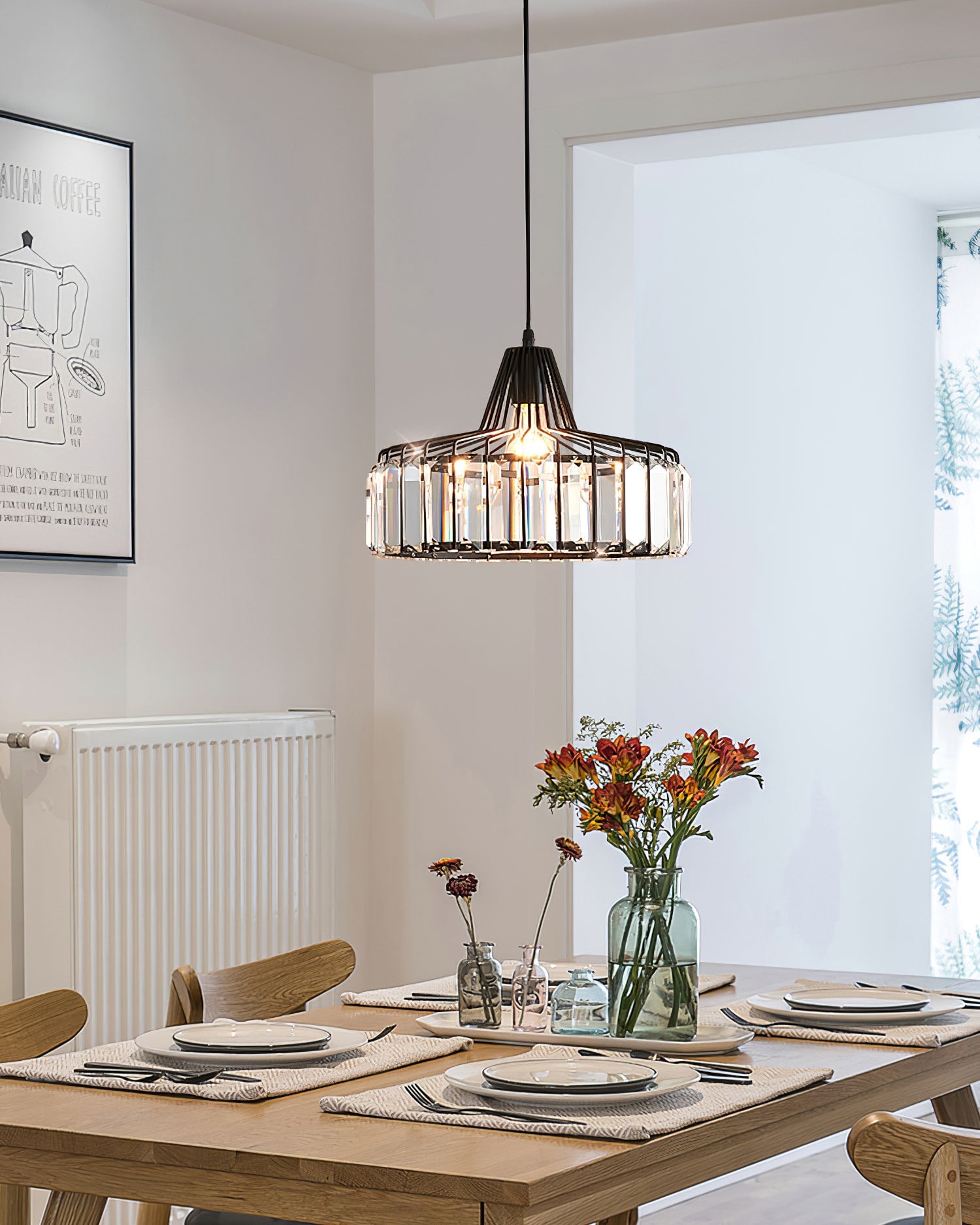 Bruckner Crystal Pendant Lamp - Lumpaz