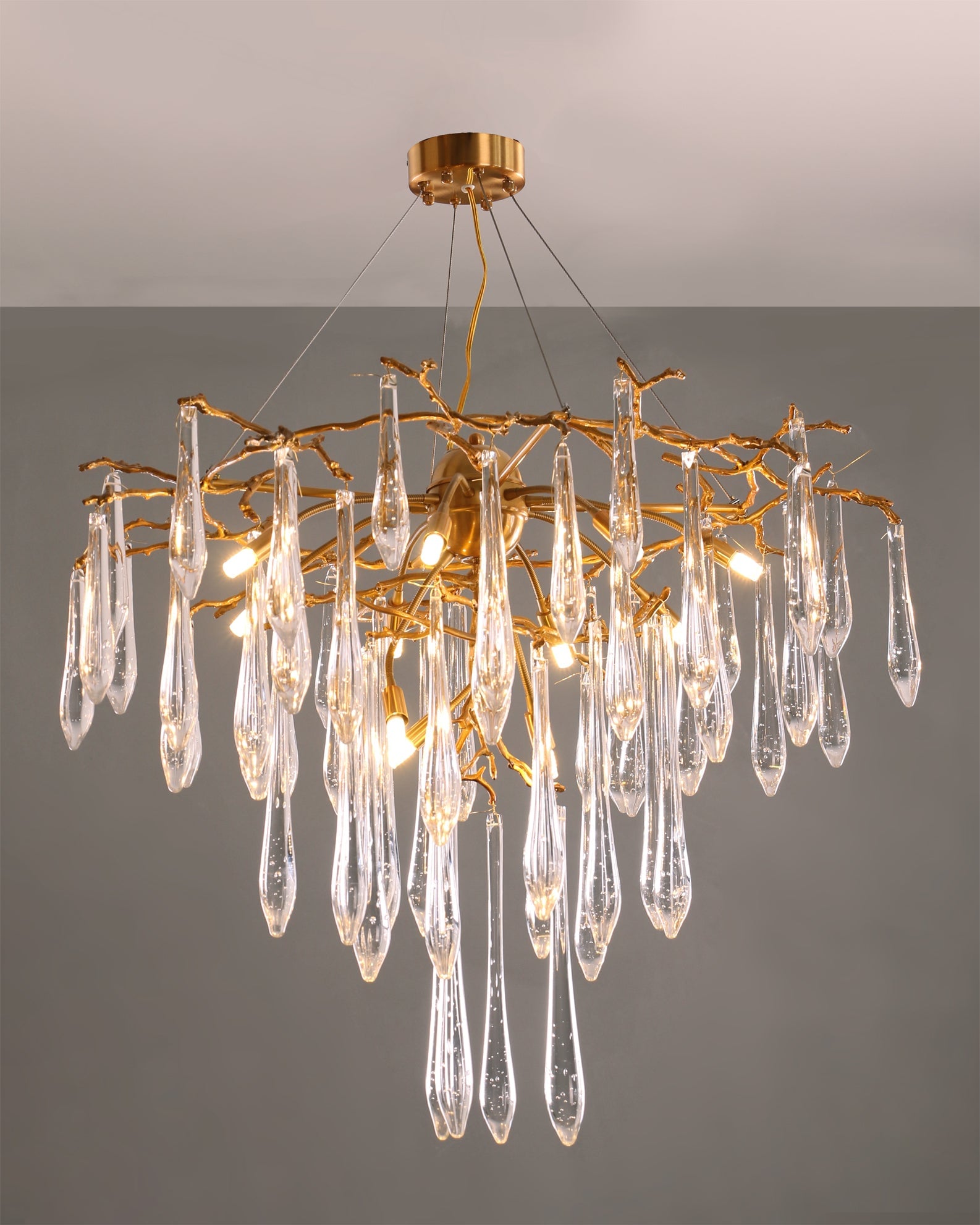 Icicle Crystal Chandelier - Lumpaz