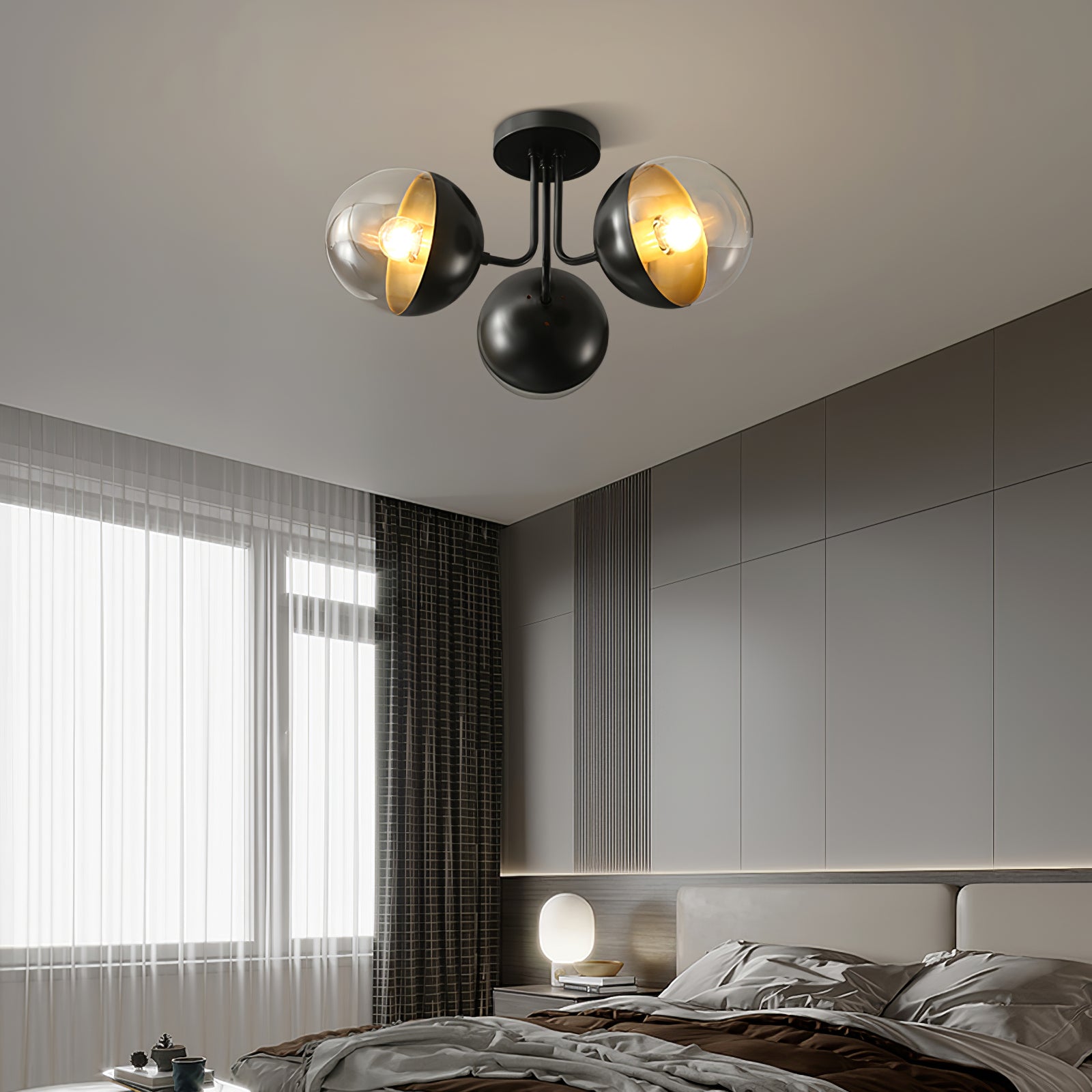 Brass Globulars Ceiling Lamp - Lumpaz