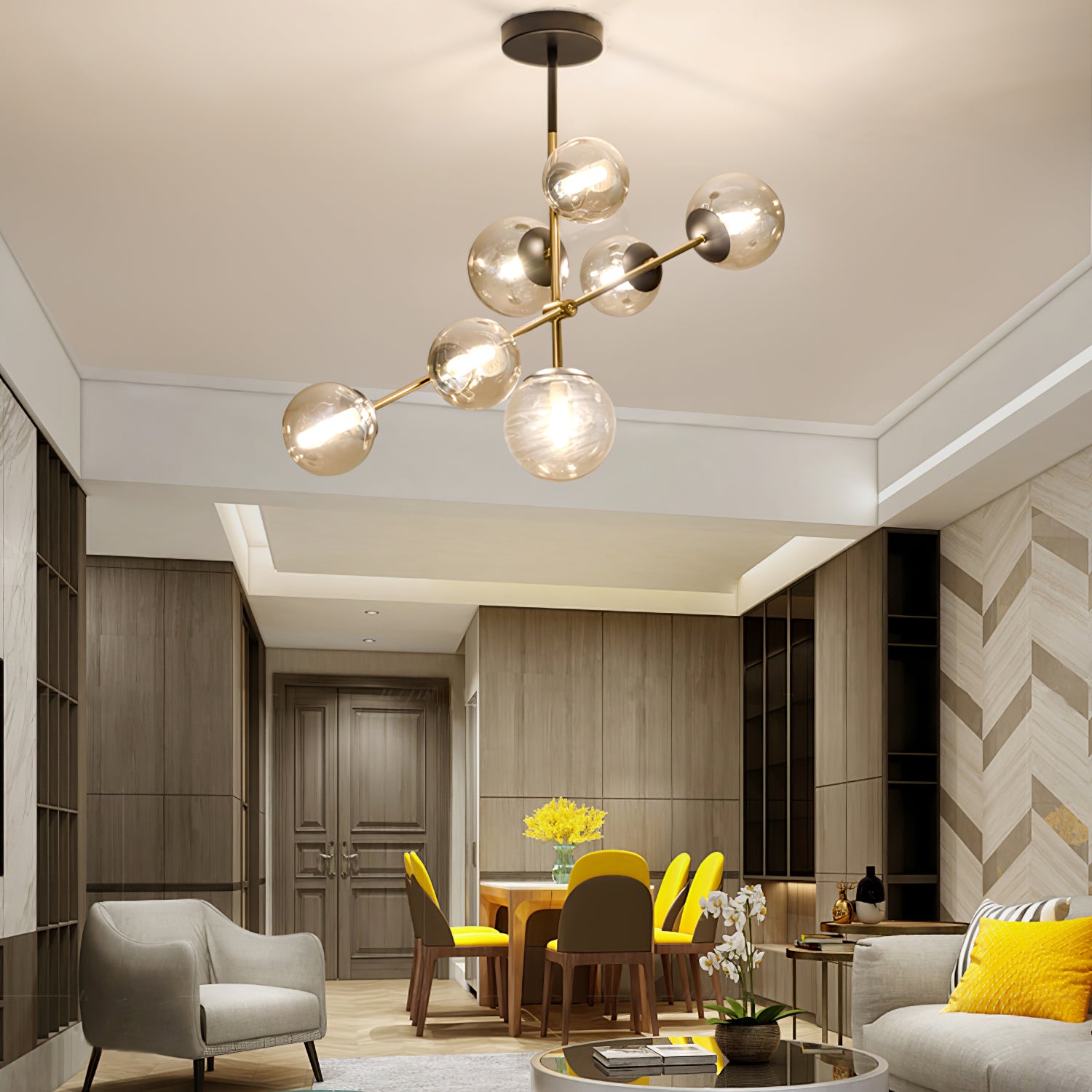 Fulesi Globe Chandelier - Lumpaz