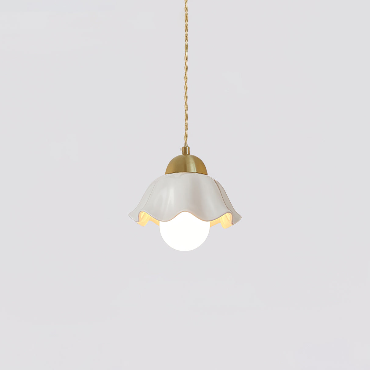 Ceramics Floral Pendant Light - Lumpaz
