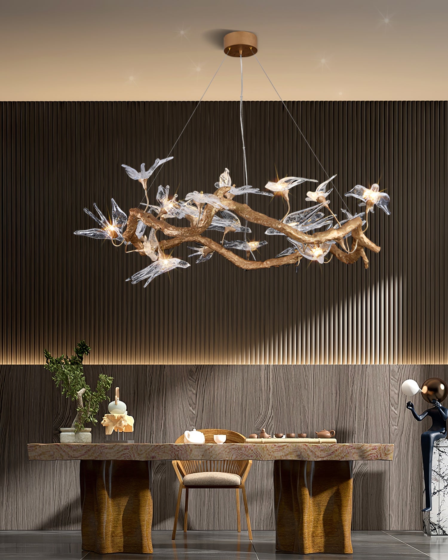 Swallow Chandelier - Lumpaz