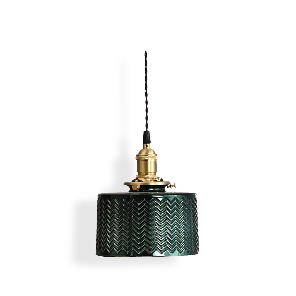 Green Glass Pendant Lamp - Lumpaz