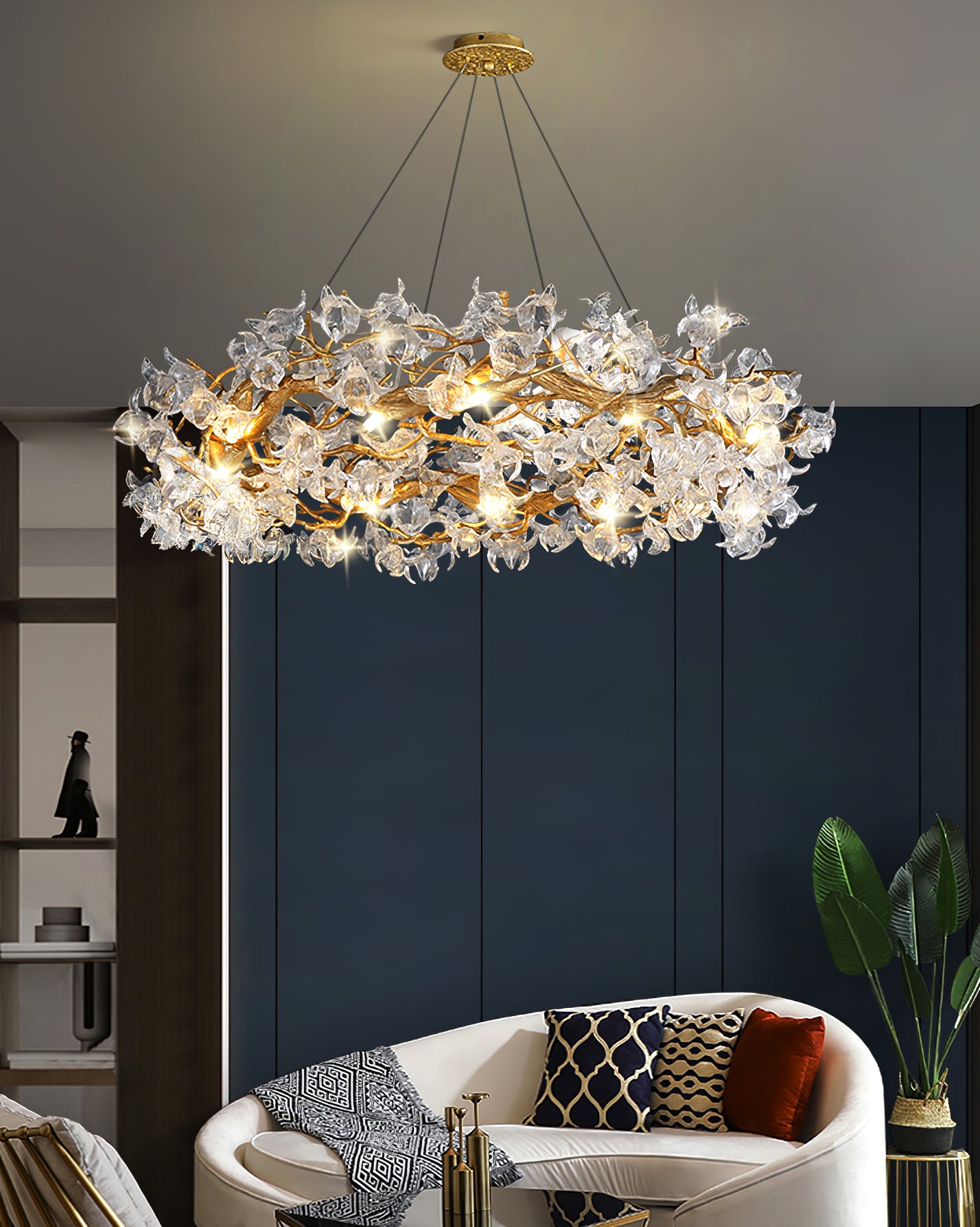 Hibiscus Flower Chandelier - Lumpaz