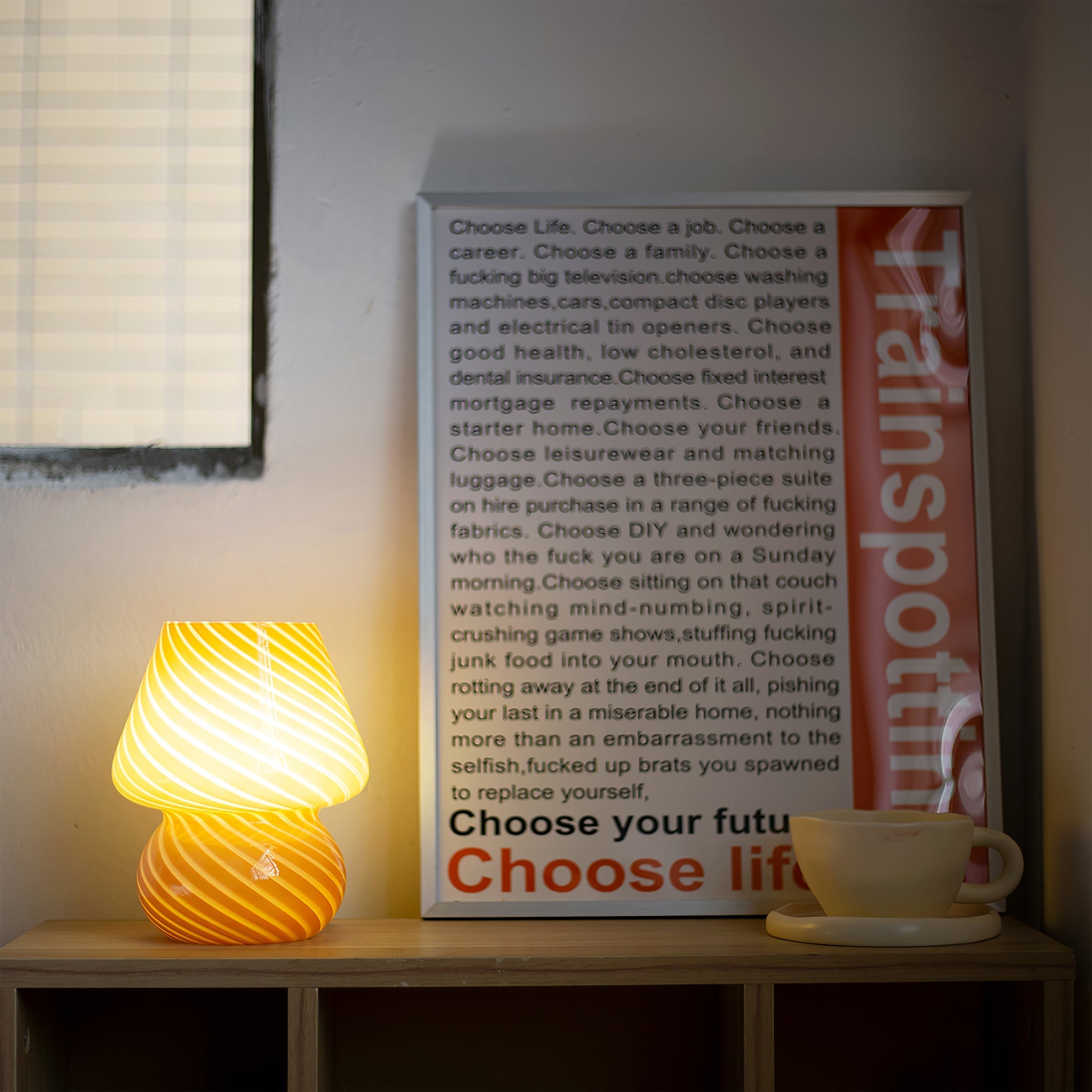 Ansel Glass Table Lamp - Lumpaz