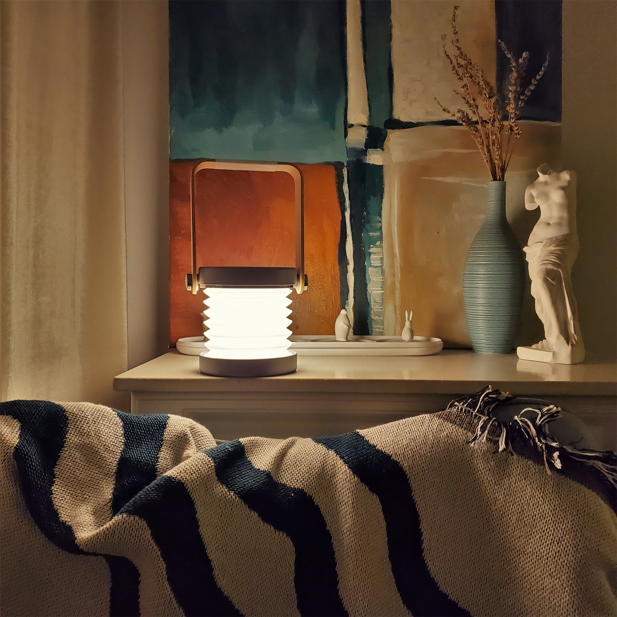 Portable Lantern Table Lamp - Lumpaz