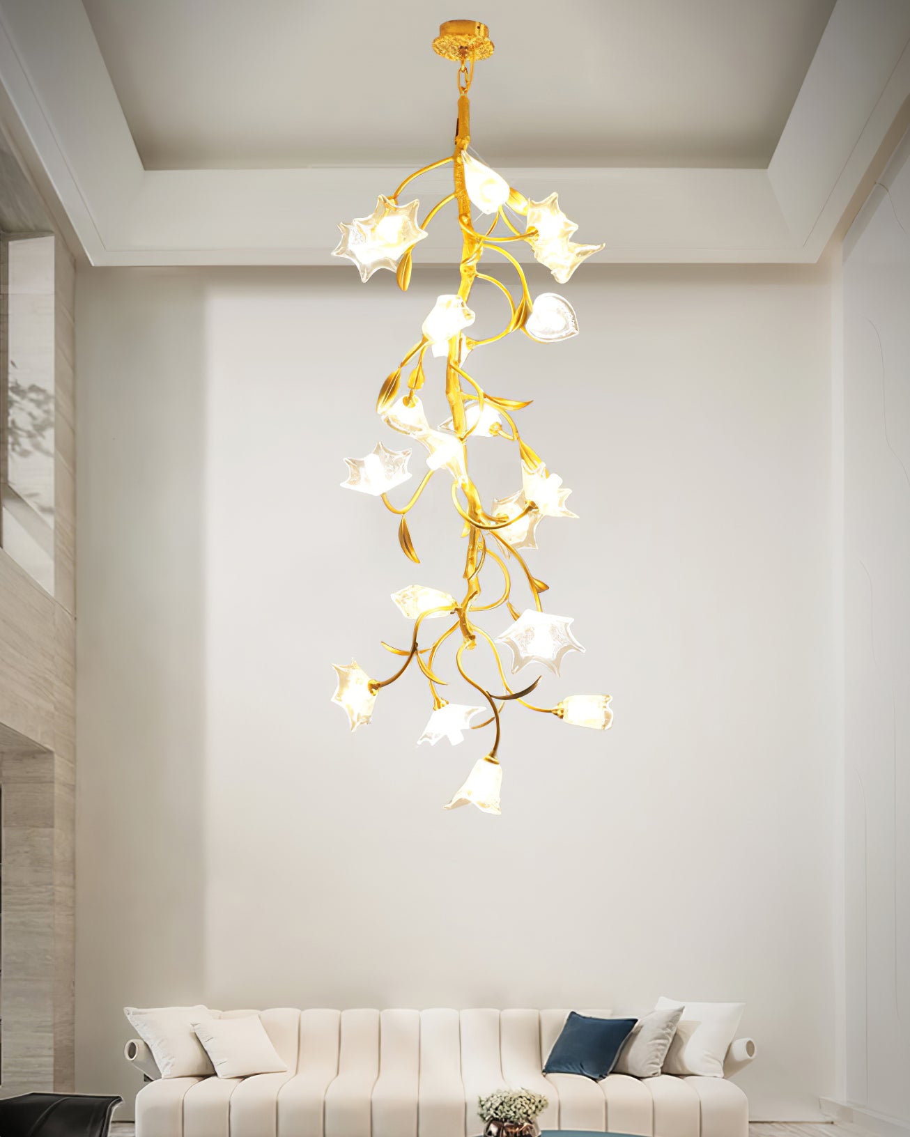 Flower Craftsman Chandelier - Lumpaz
