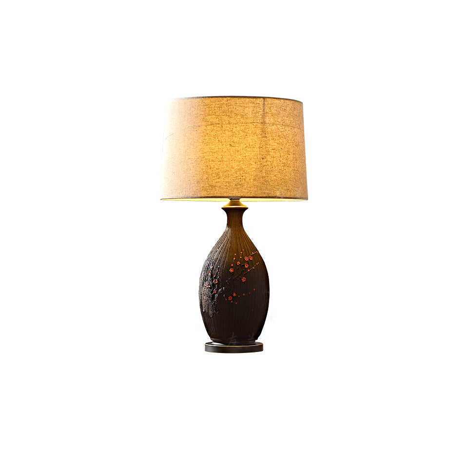 Plum Ceramic Table Lamp - Lumpaz