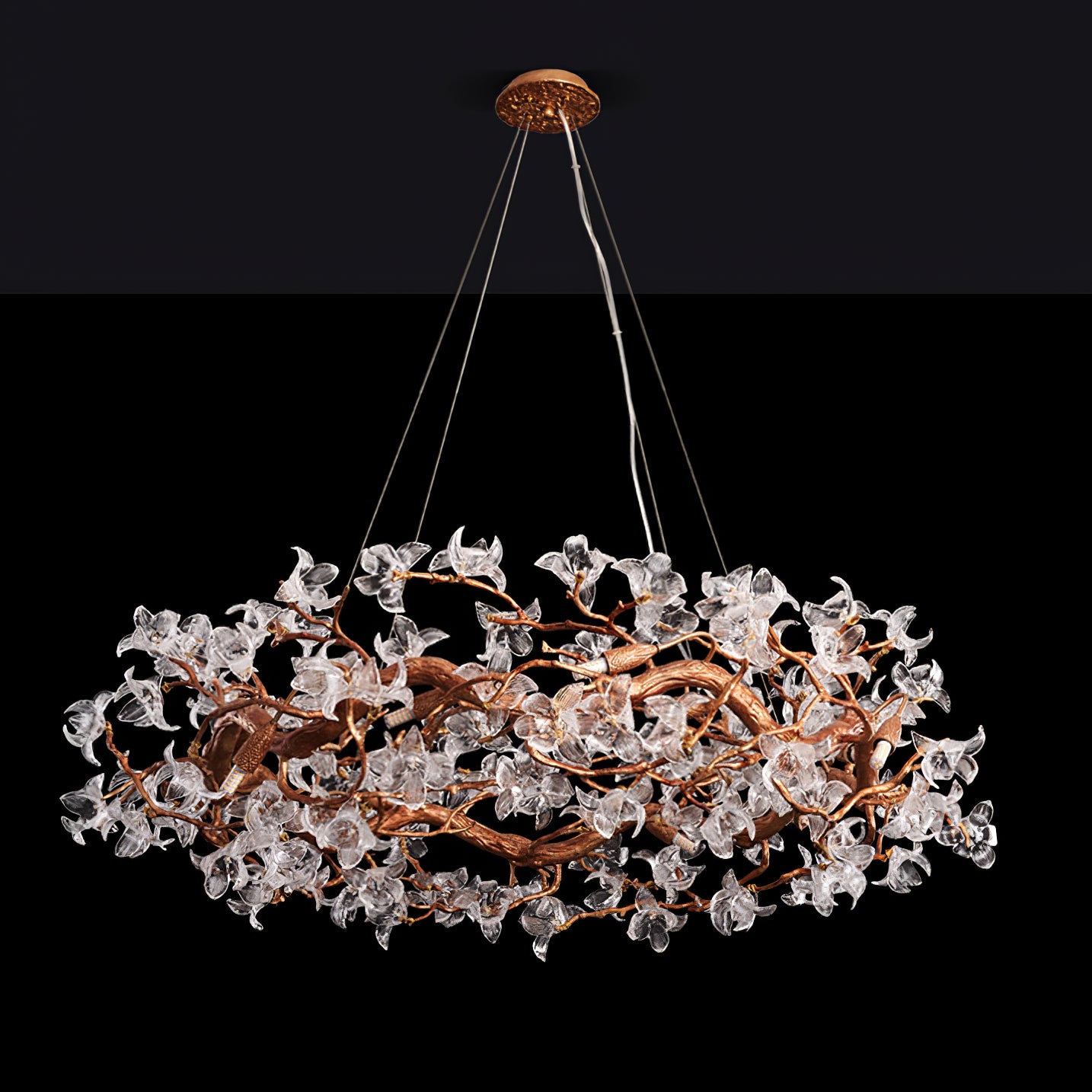 Hibiscus Flower Chandelier - Lumpaz