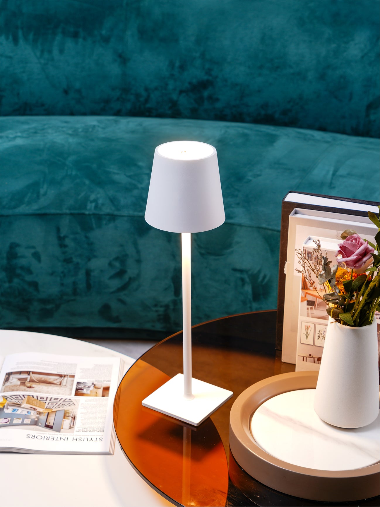 Poldina Built-in Battery Table Lamp - Lumpaz