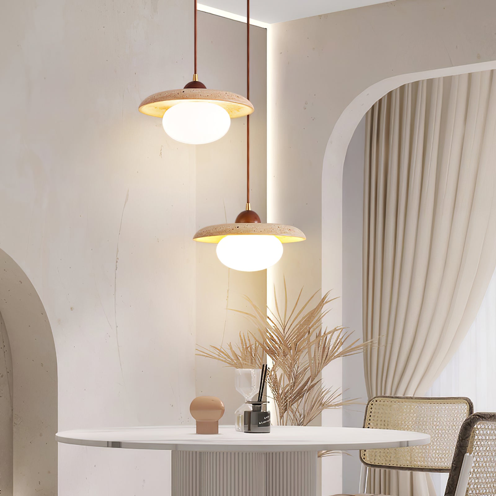 Travertine Pendant Lamp - Lumpaz