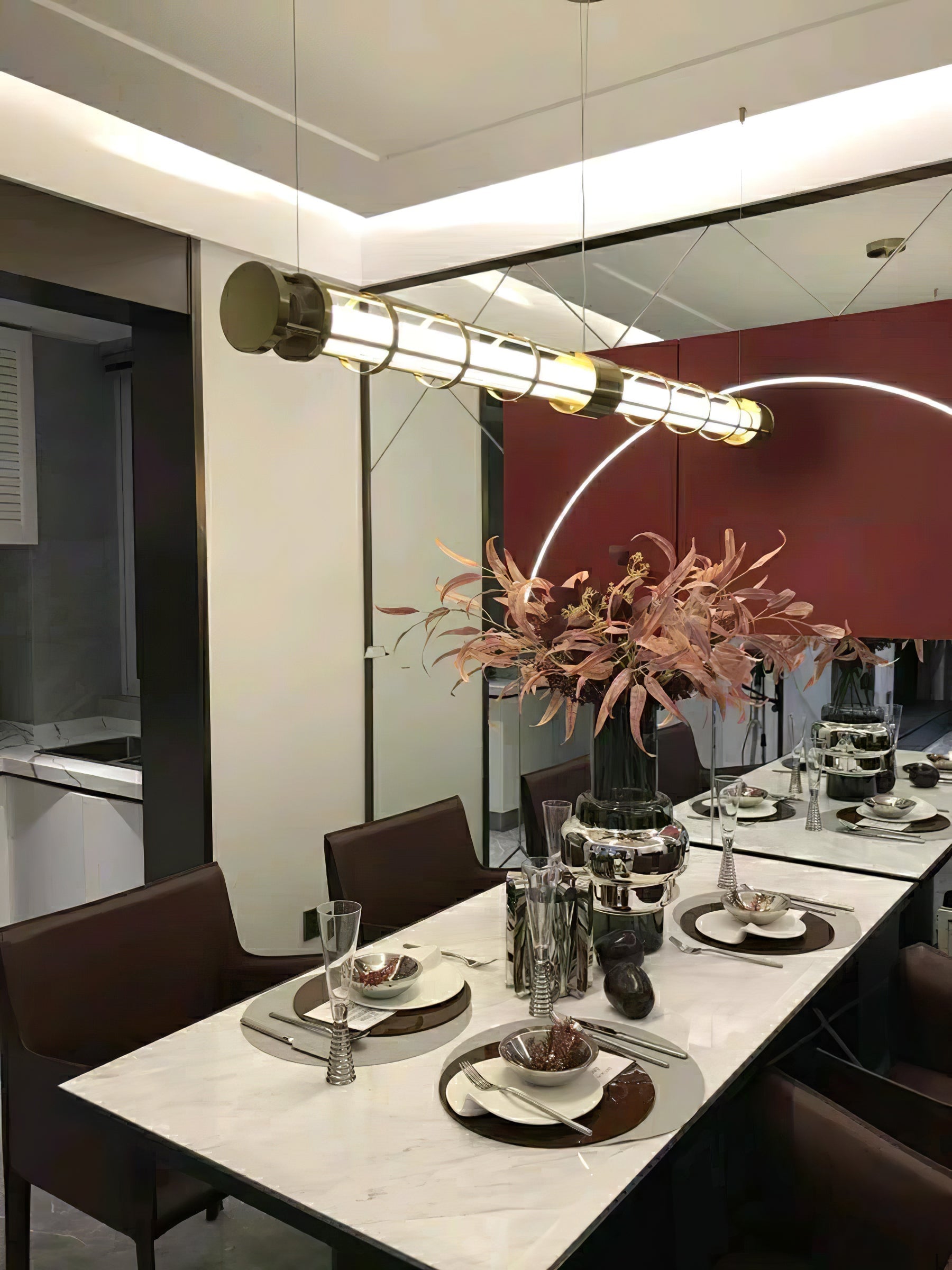 Round Tube Pendant Lamp - Lumpaz