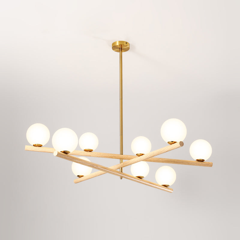 Line Ball Chandelier - Lumpaz