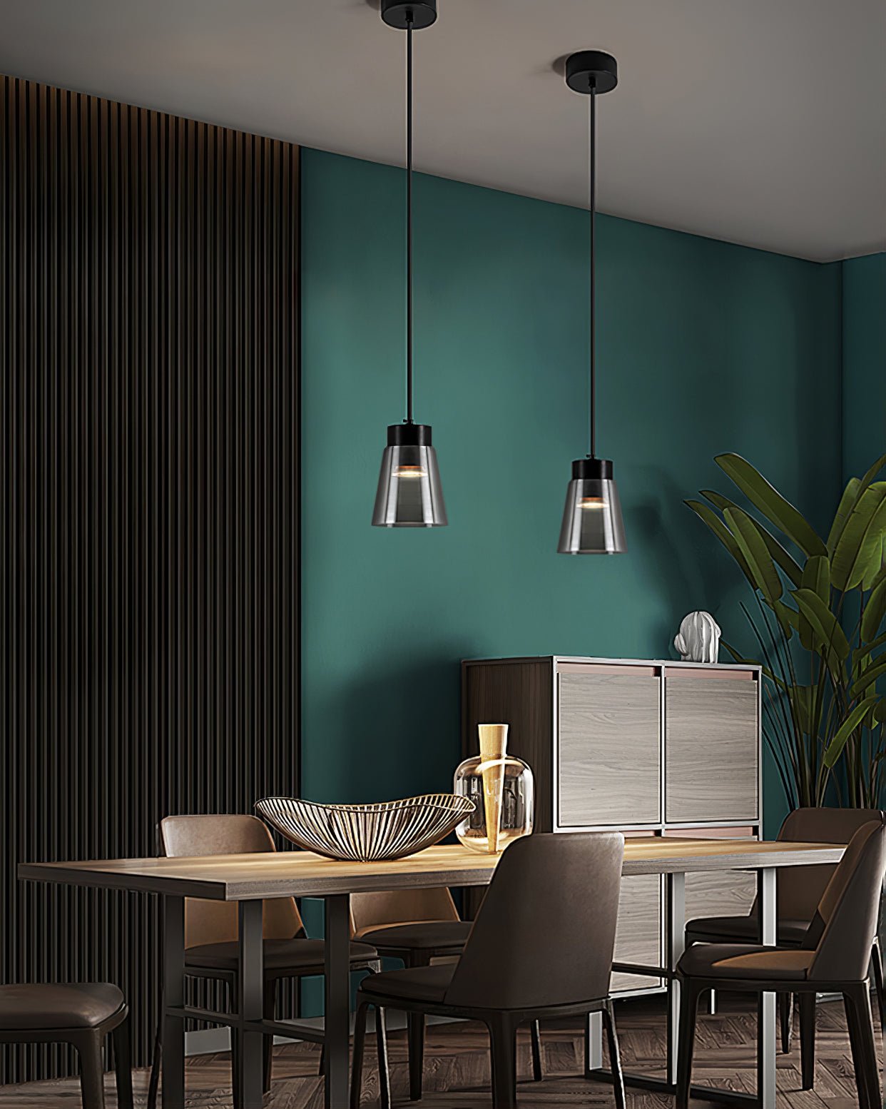 Smoke Cone Pendant Lamp - Lumpaz
