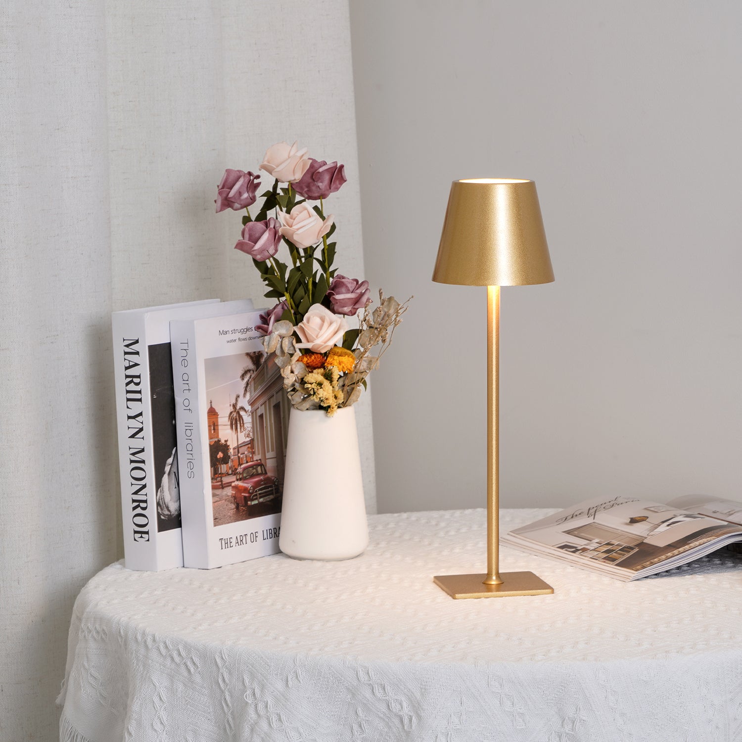 Poldina Built-in Battery Table Lamp - Lumpaz