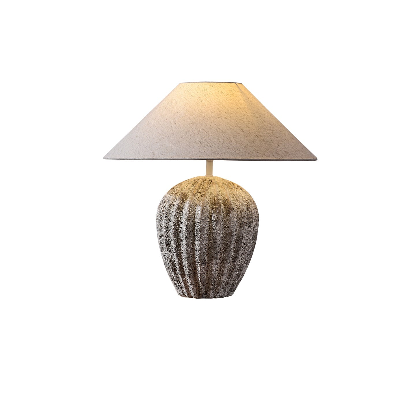 Fluted Ceramic Table Lamp - Lumpaz