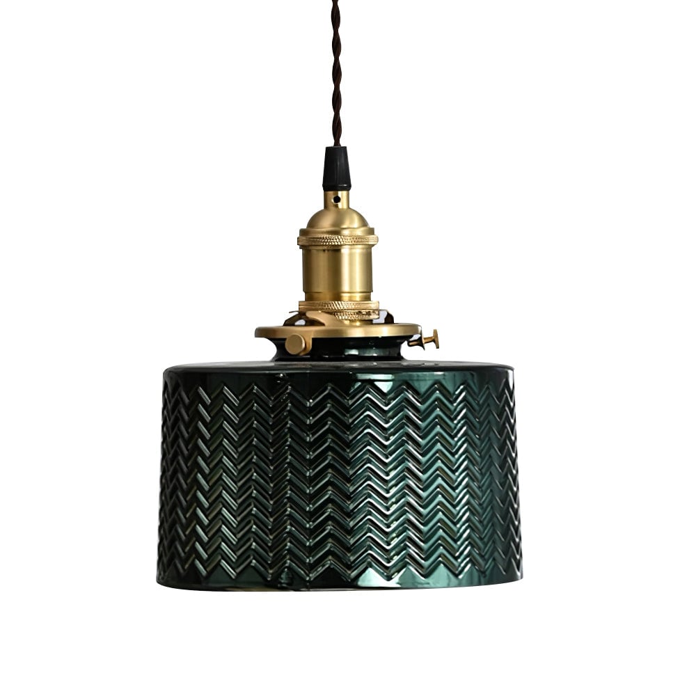 Green Glass Pendant Lamp - Lumpaz