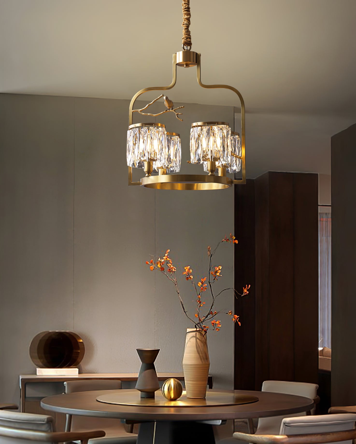 Crystal Bird Chandelier - Lumpaz