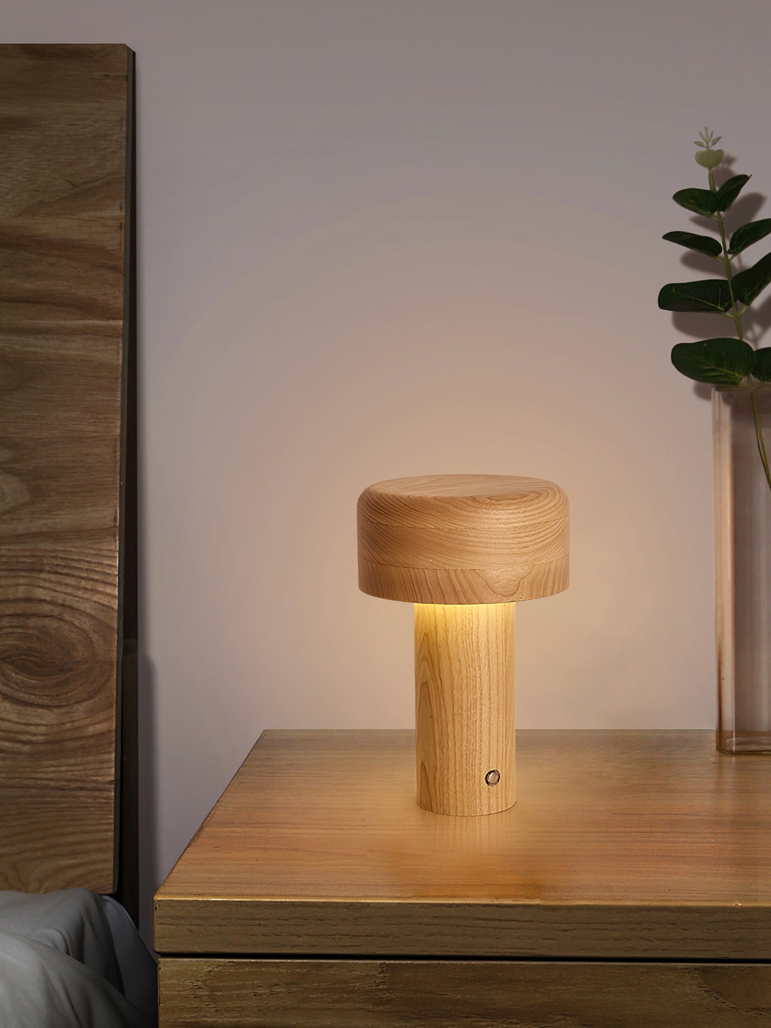 Wooden Tower Table Lamp - Lumpaz