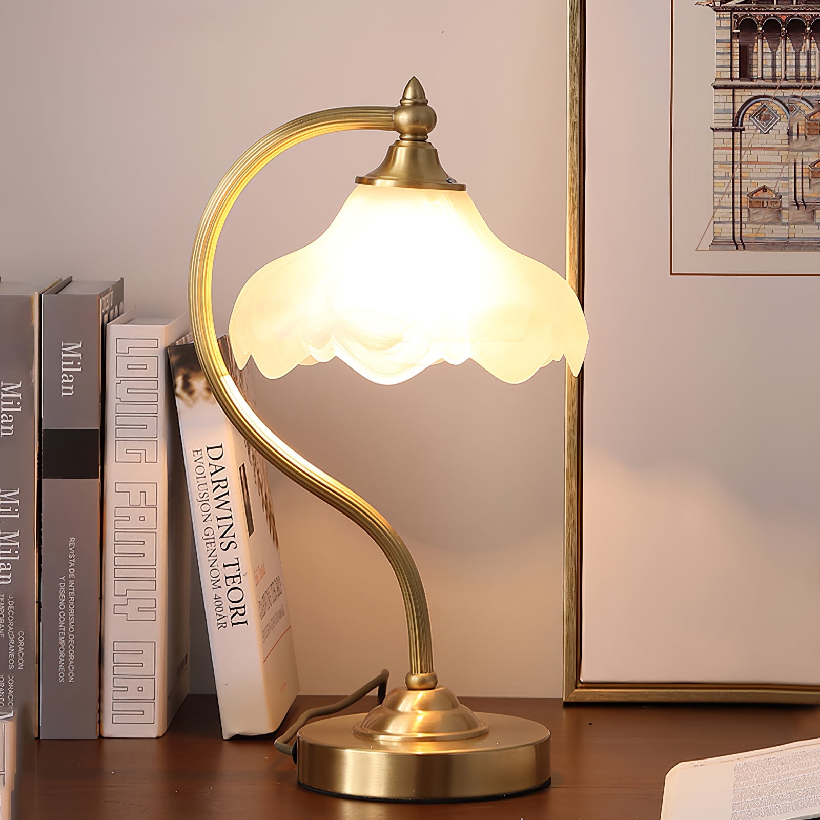 Magnolya Flower Table Lamp - Lumpaz